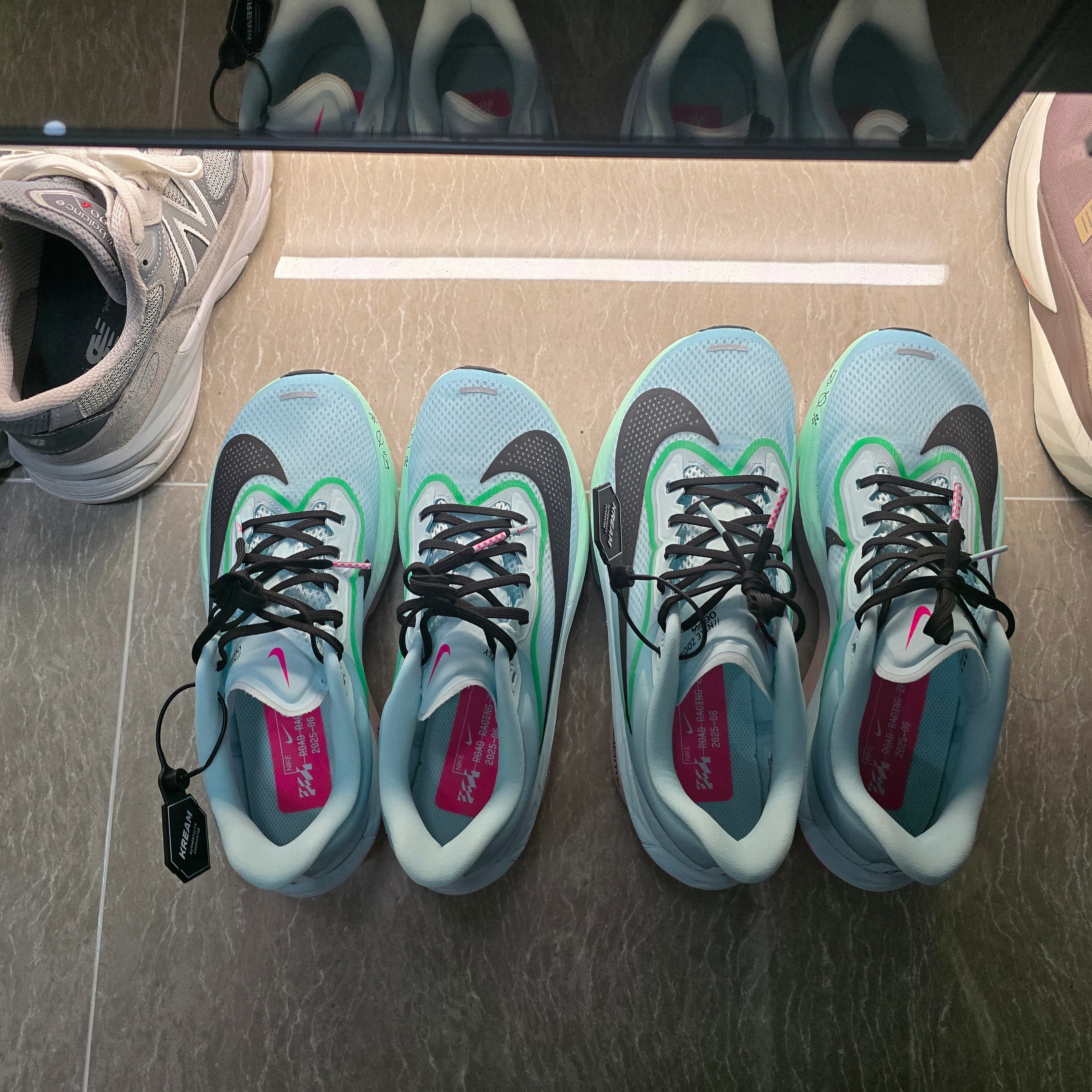 Nike Zoom Fly 6 Glacier Ice Hyper Pink 착용 스타일