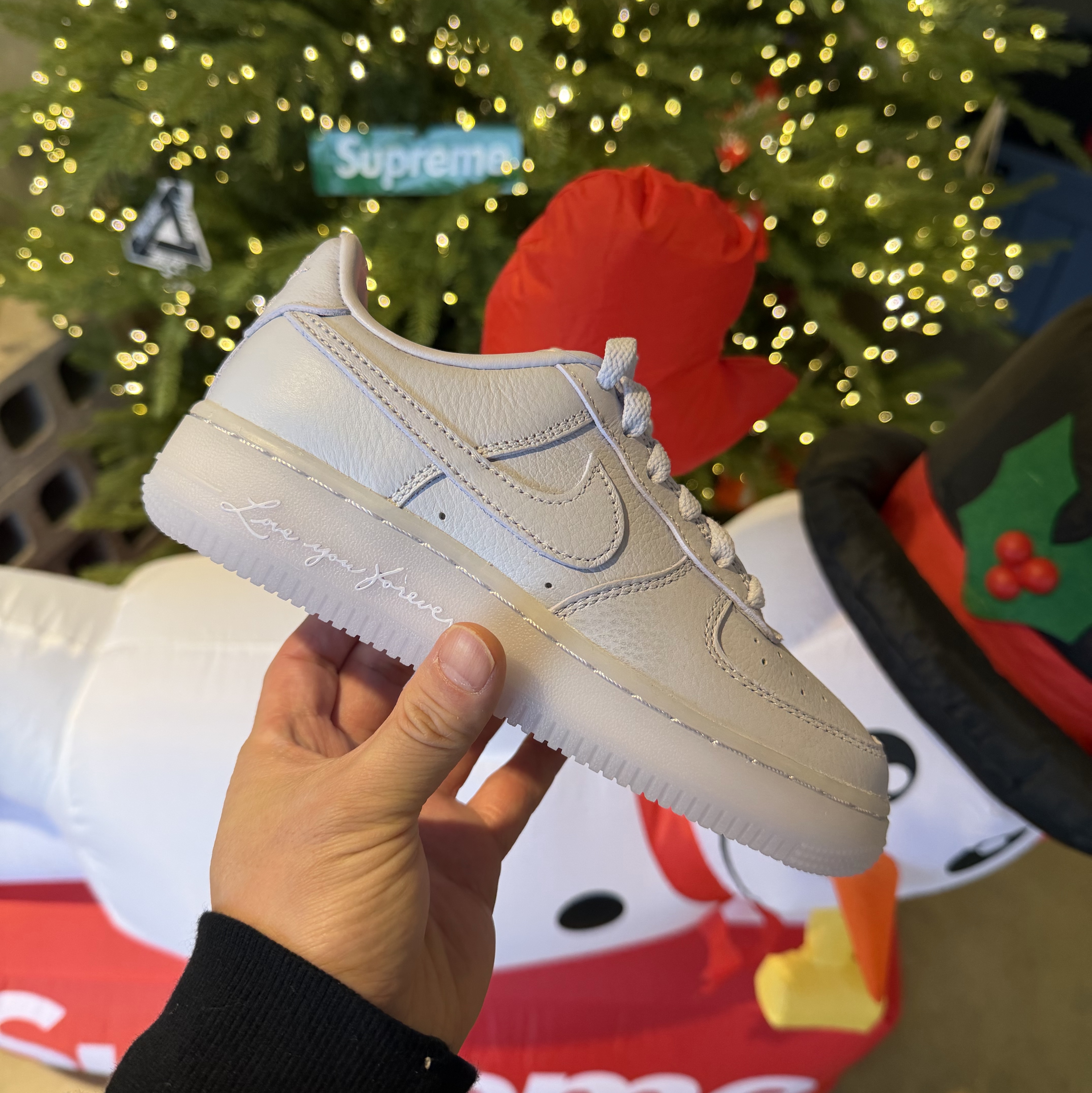 (GS) Nike x Drake Nocta Air Force 1 Low SP Certified Lover Boy Palest Purple 착용 스타일