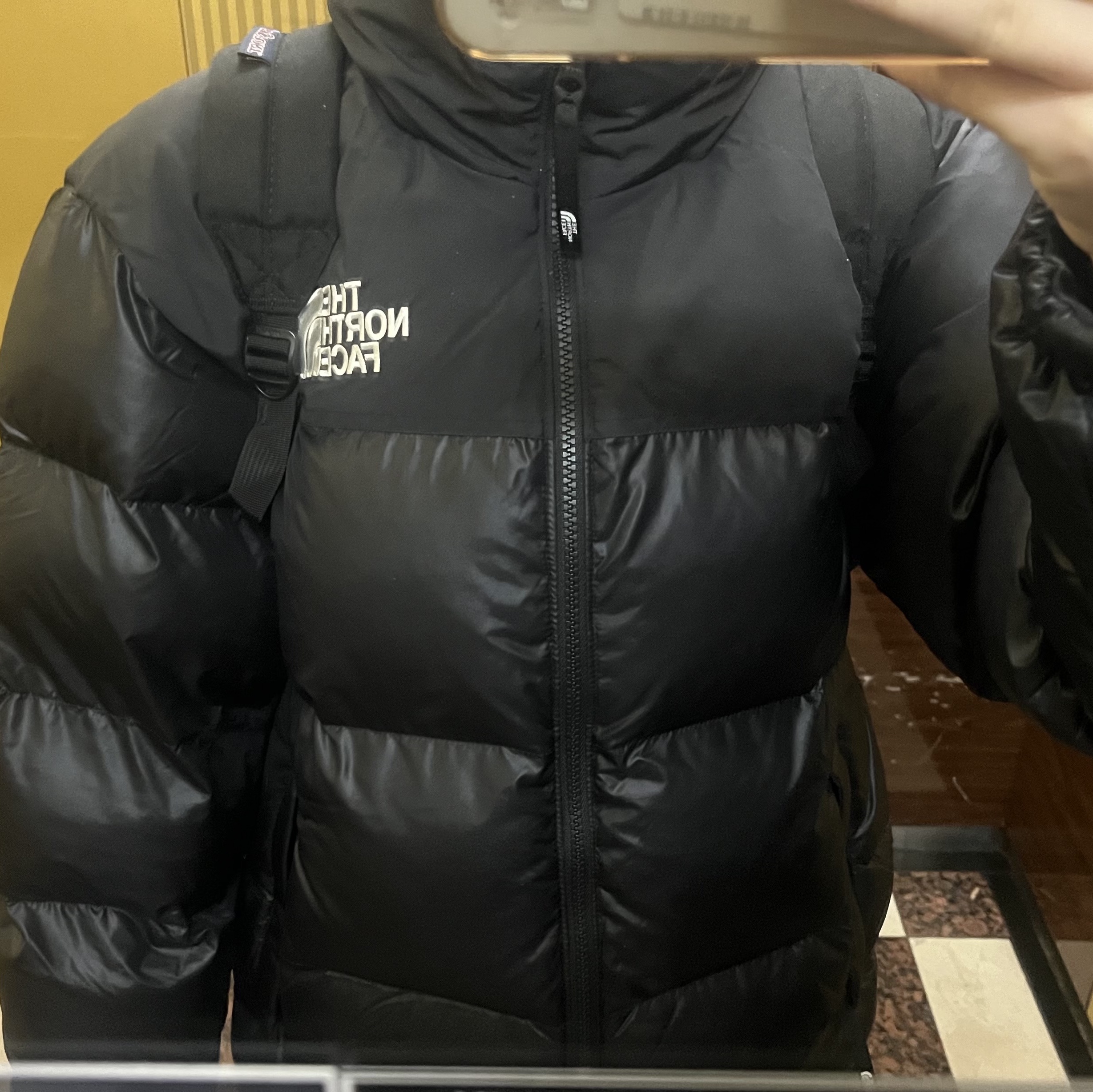 The North Face On Ball Jacket Black 착용 스타일