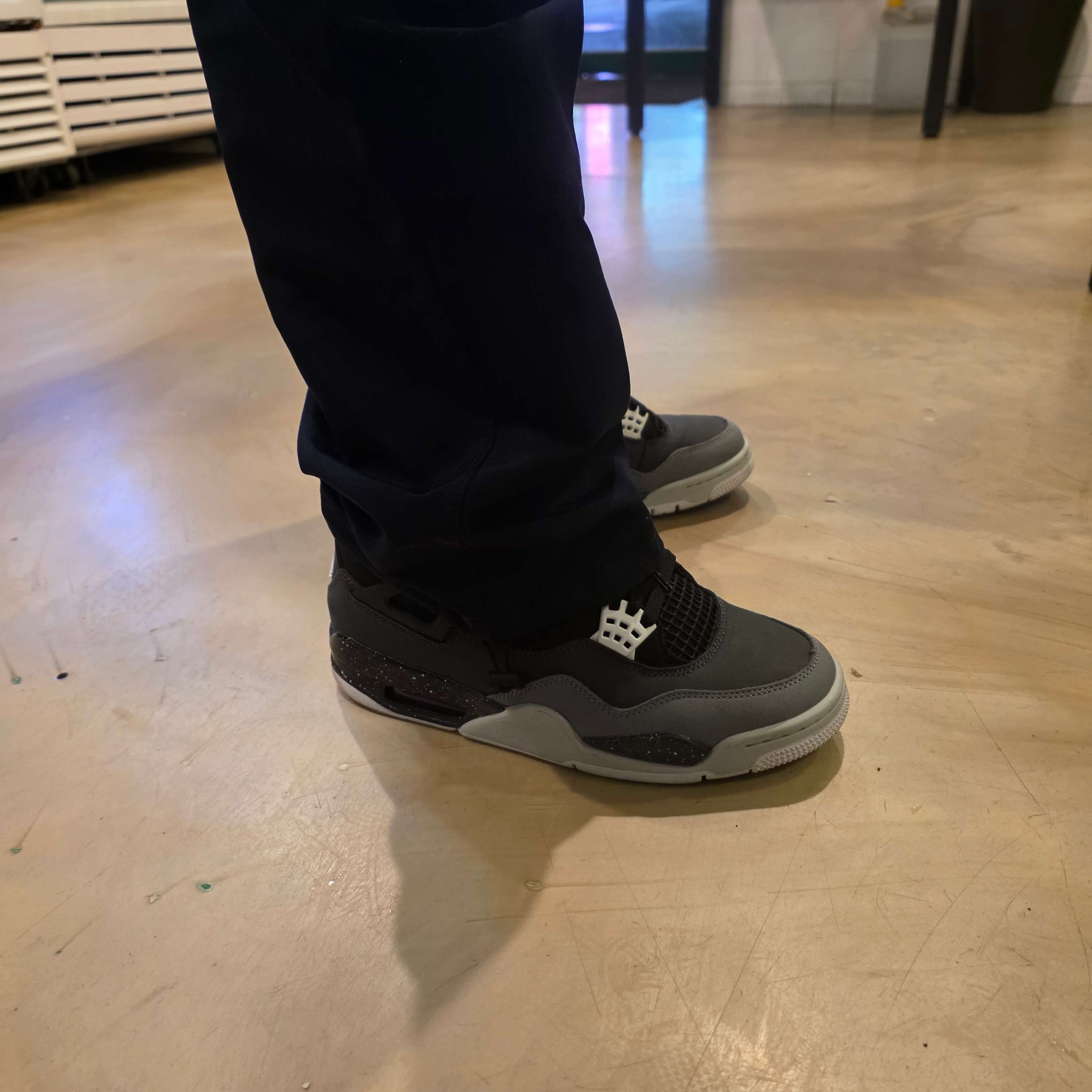 Jordan 4 Retro Fear 2024 착용 스타일 - 1