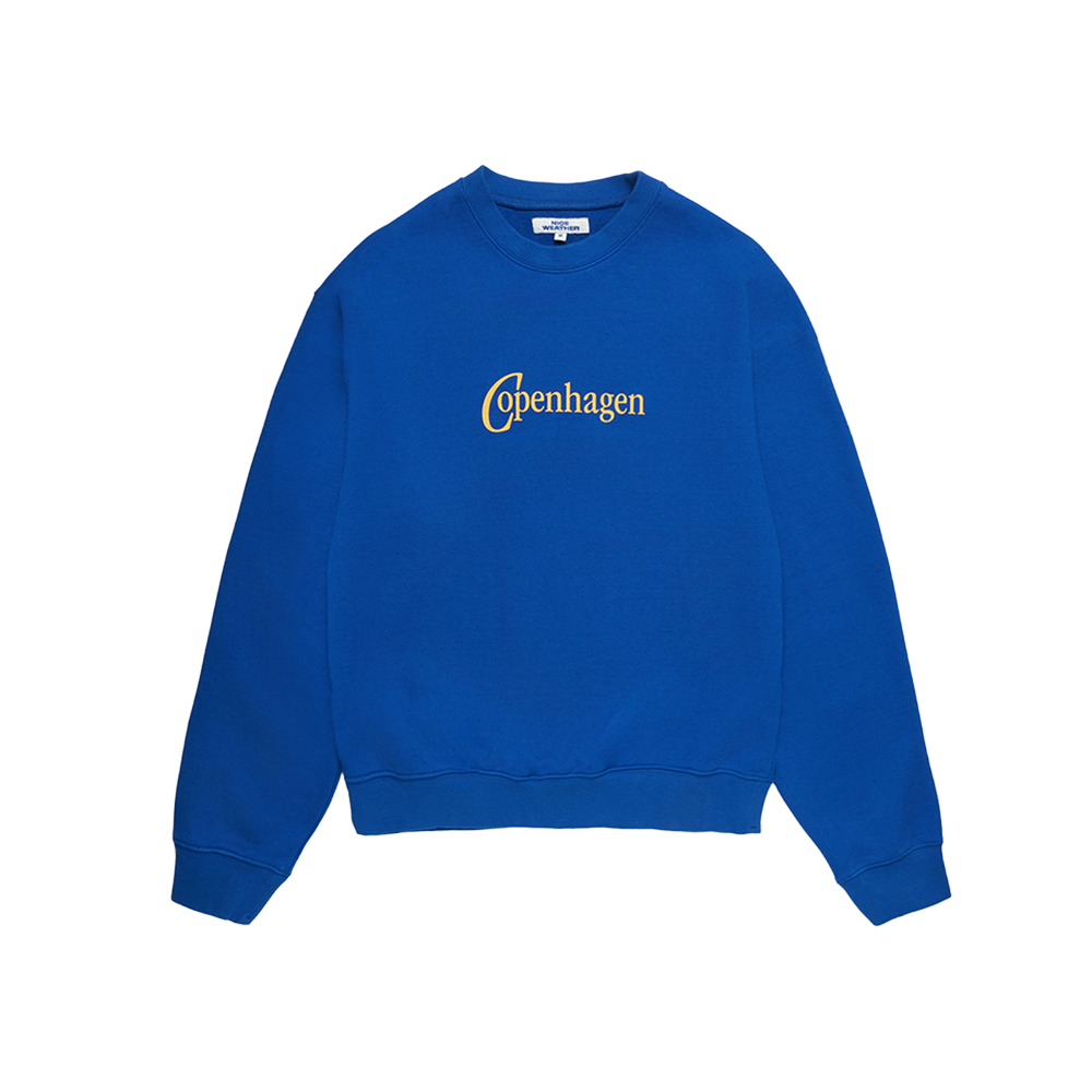 S40737_copy Nice Weather Apparel City Series Crewneck Blue