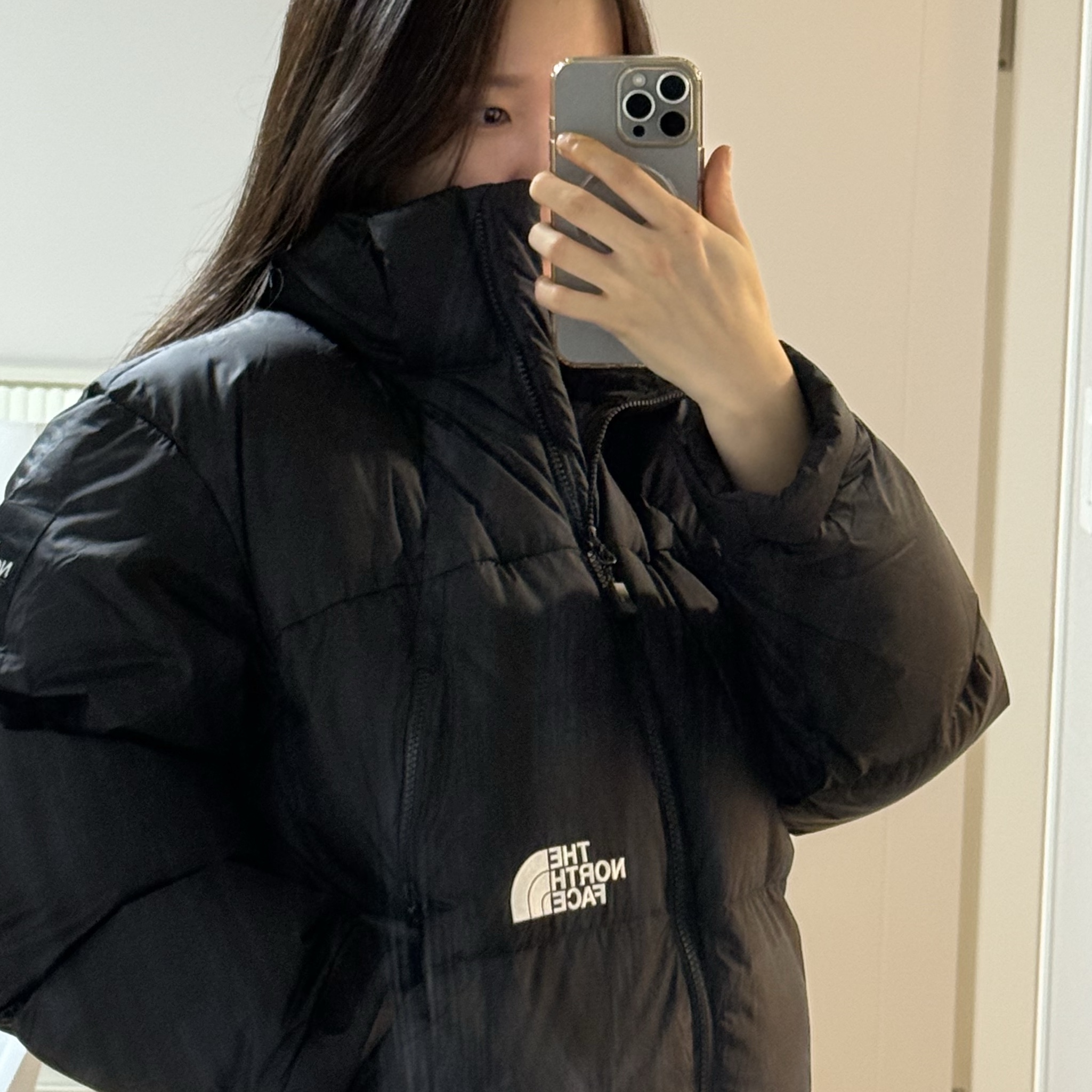 The North Face White Label Project Down Jacket RDS Black - 25FW 착용 스타일 - 2