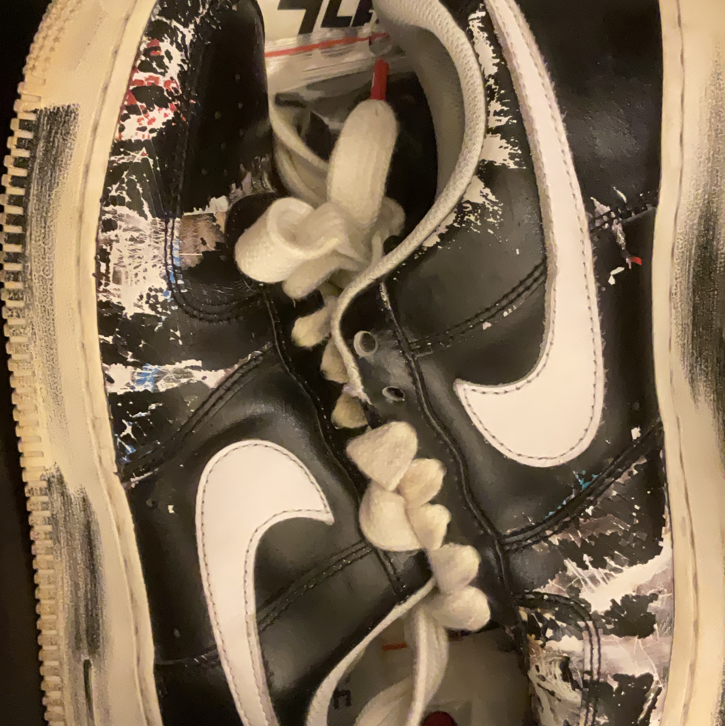 Nike x Peaceminusone Air Force 1 Low Para-Noise 착용 스타일