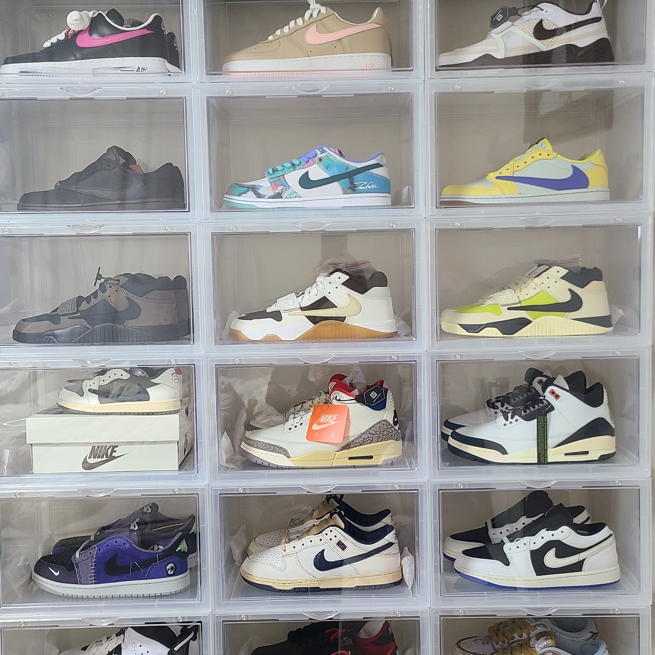 Nike x Sacai VaporWaffle Royal Fuchsia 착용 스타일 - 3