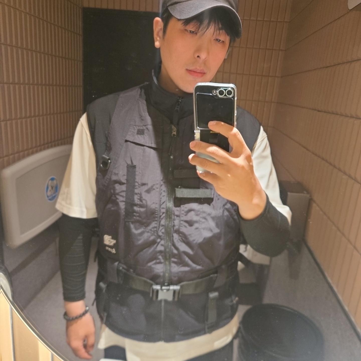 Supreme x The North Face RTG Jacket + Vest Black - 20SS 착용 스타일