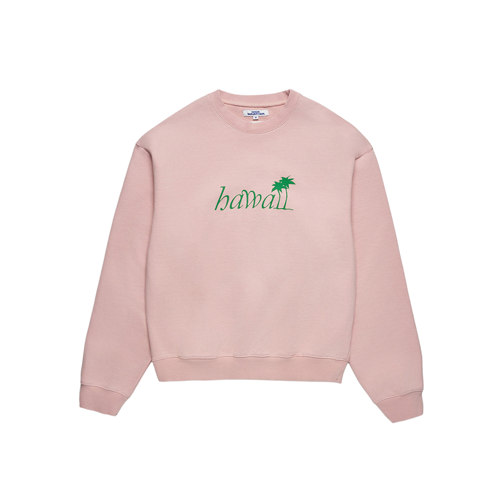 S40737_copy Nice Weather Apparel City Series Crewneck Pink
