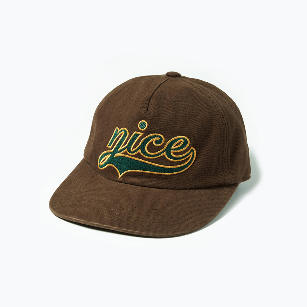 나이스웨더 어패럴 베이스볼 로고 5P 캡 브라운(피치)(Nice Weather Apparel Baseball Logo 5P Cap Brown(Peach)) - 2
