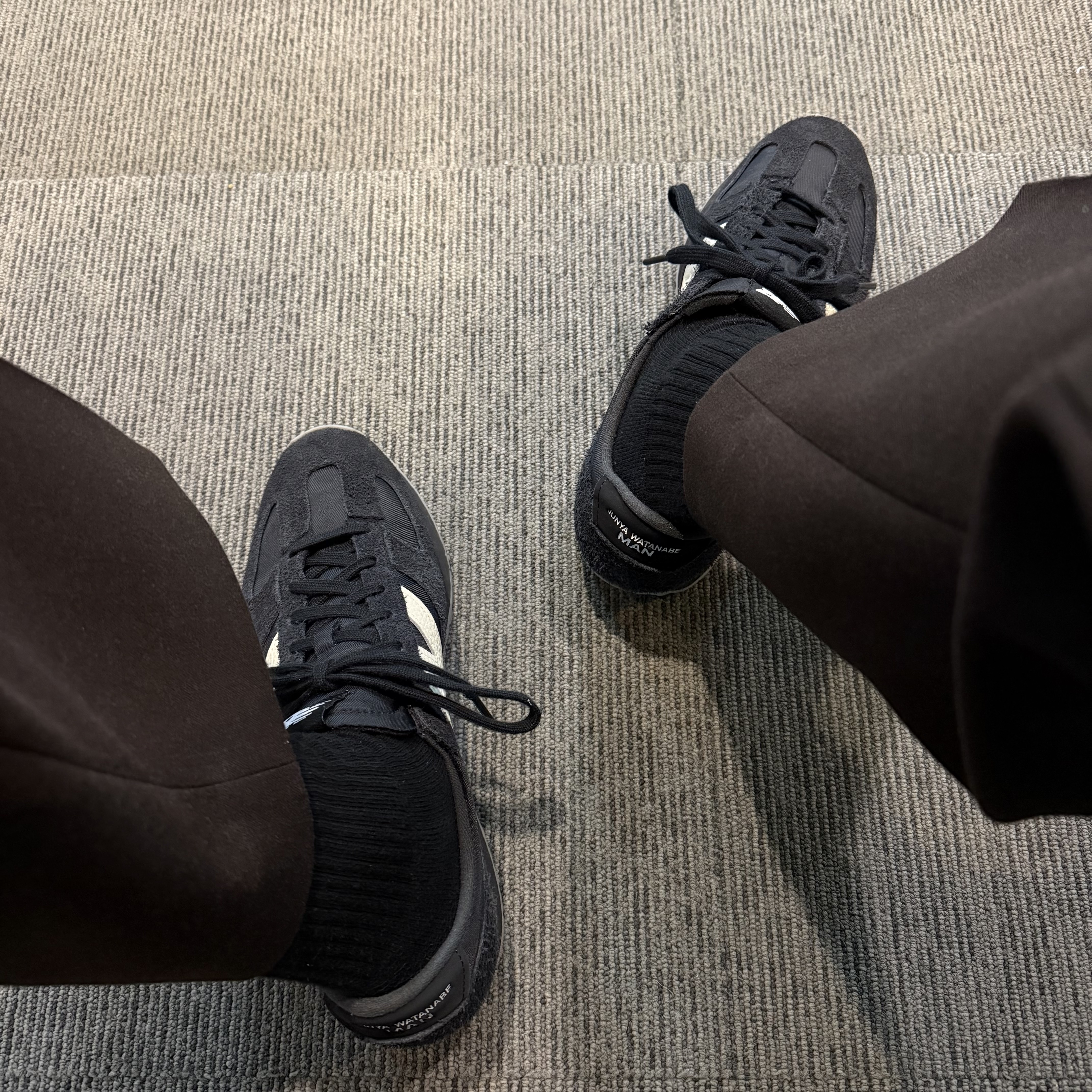 New Balance x Junya Watanabe Man 471 Black 착용 스타일