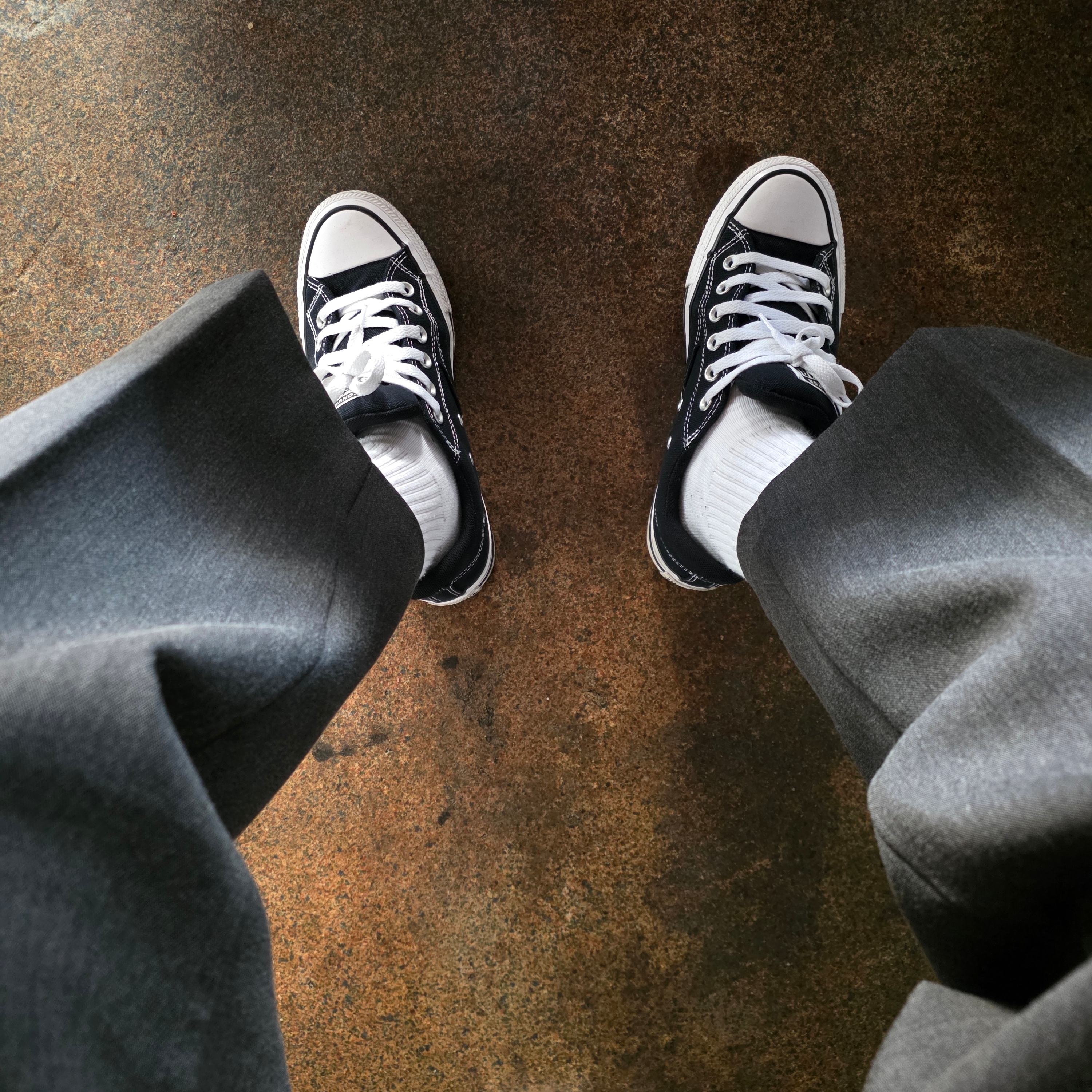 Converse Chuck Taylor All Star Ox Black 착용 스타일 - 1