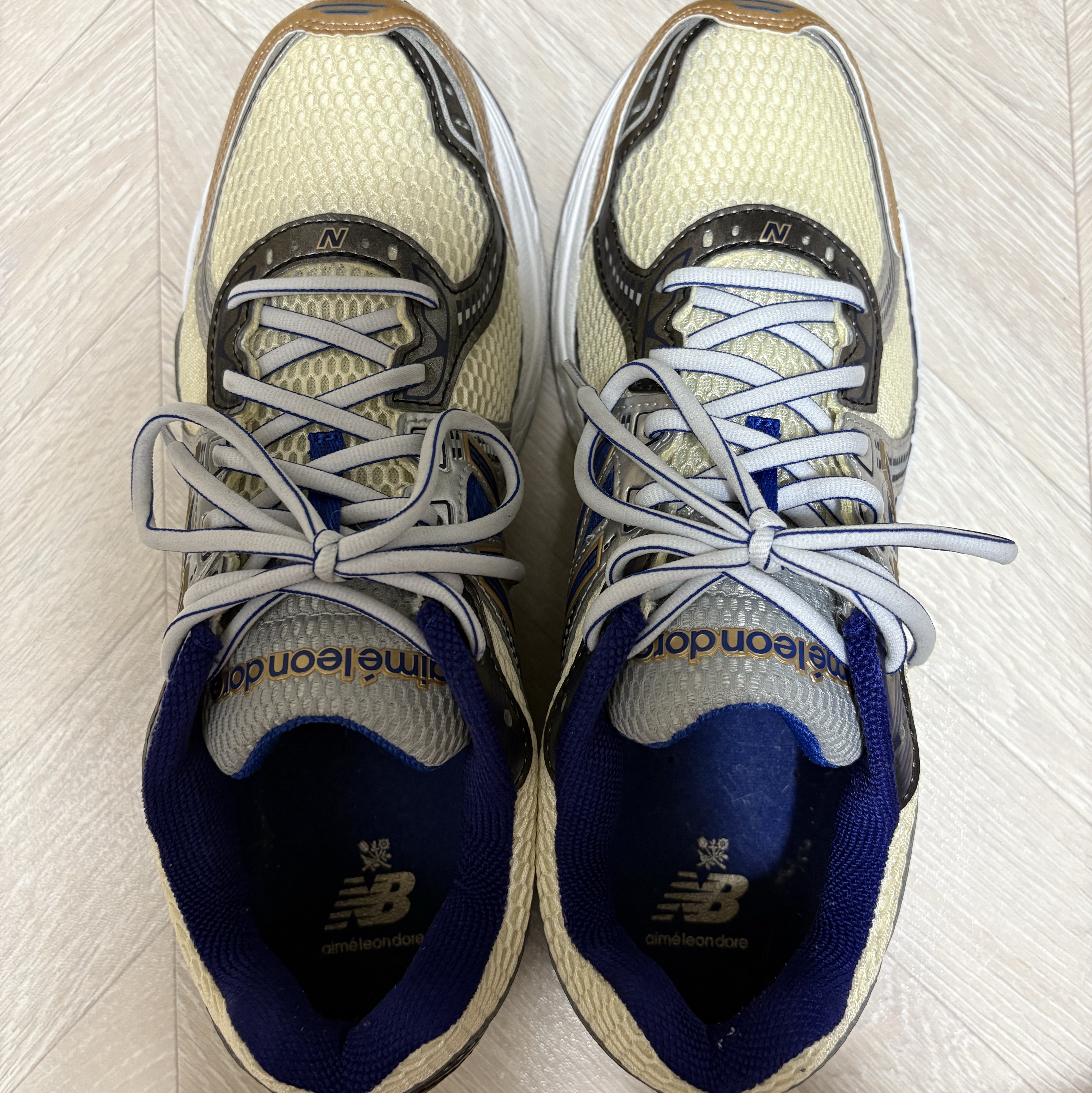 New Balance x Aime Leon Dore 860v2 Blue 착용 스타일