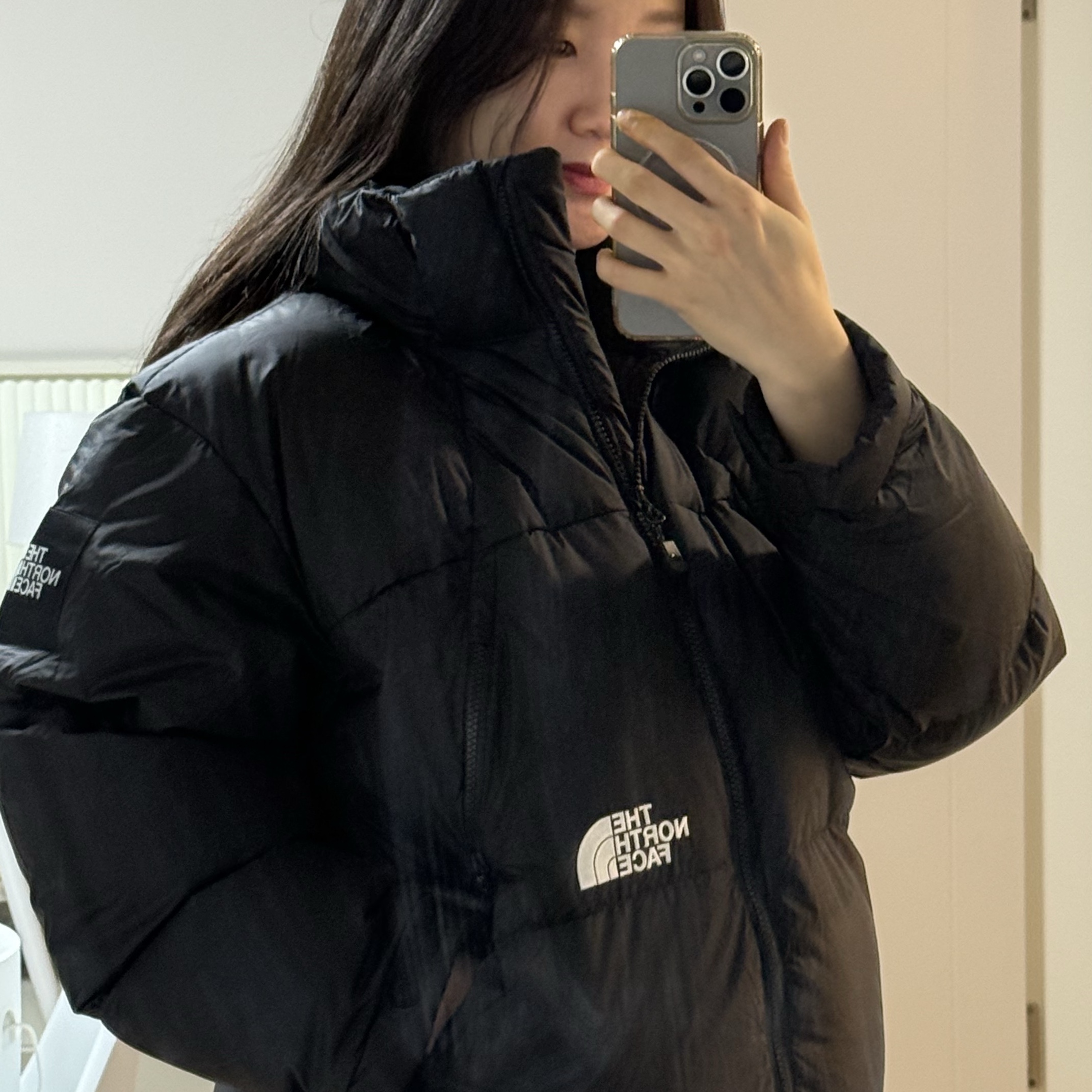 The North Face White Label Project Down Jacket RDS Black - 25FW 착용 스타일 - 1