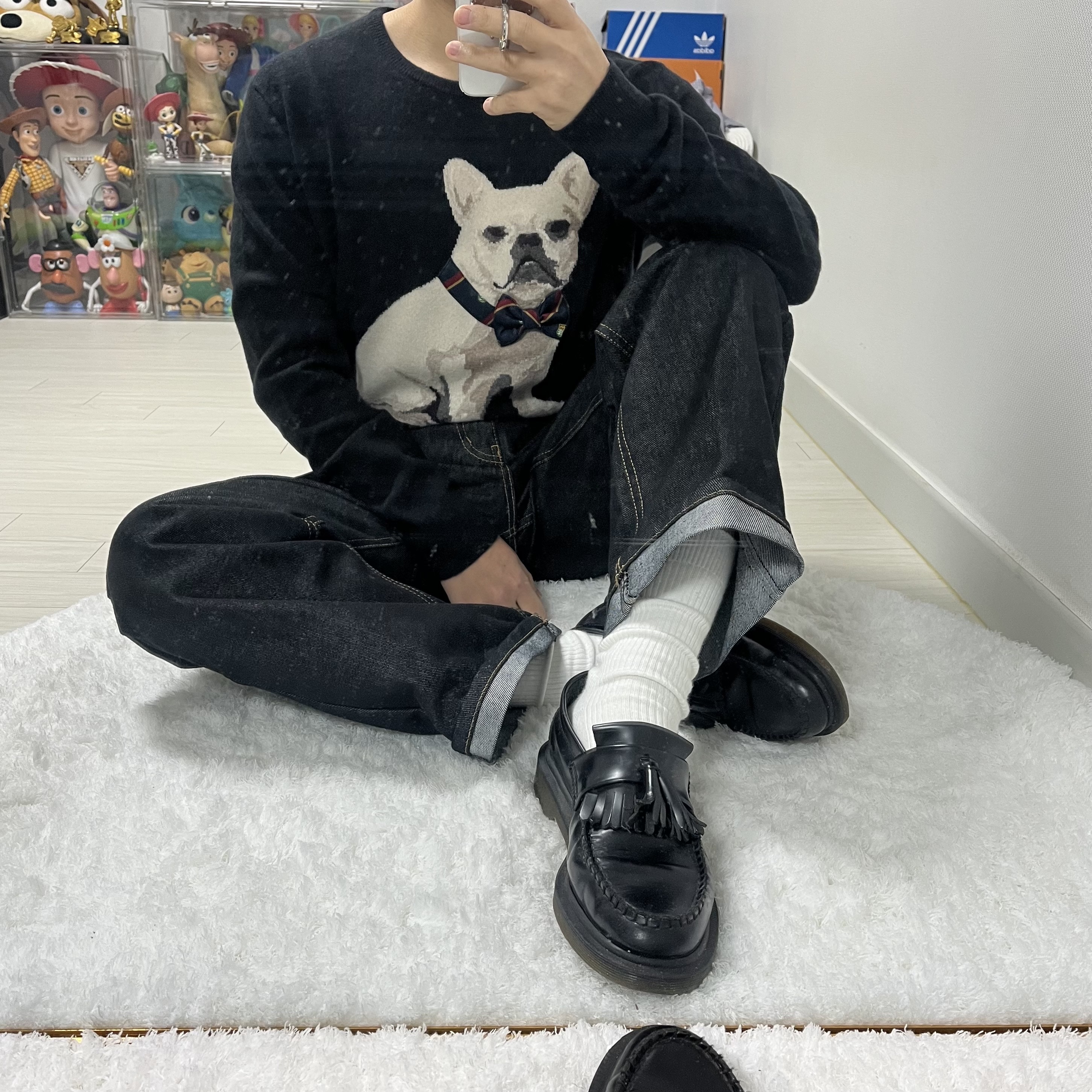 [30% 적립] Polo Ralph Lauren Cable Knit Cotton Sweater Red - 24FW 착용 스타일 - 10