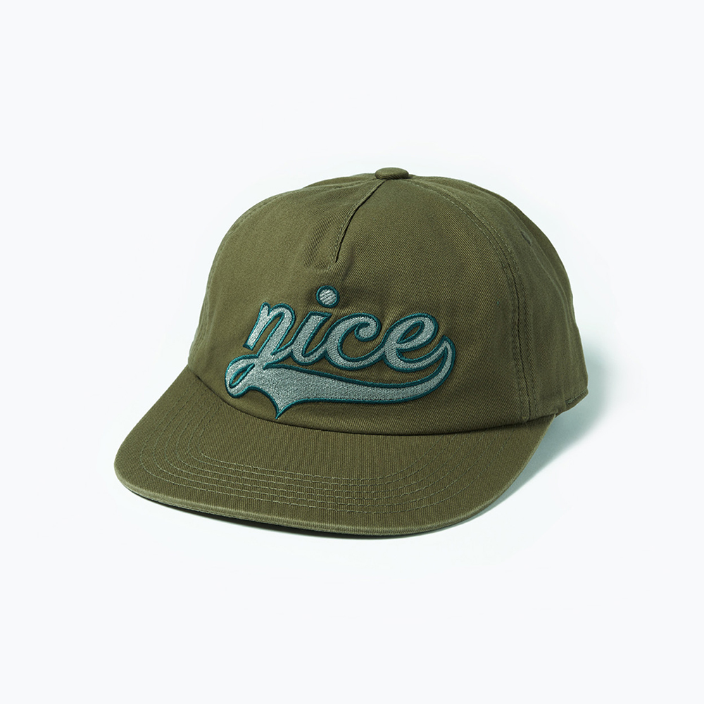 나이스웨더 어패럴 베이스볼 로고 5P 캡 올리브(Nice Weather Apparel Baseball Logo 5P Cap Olive) - 2