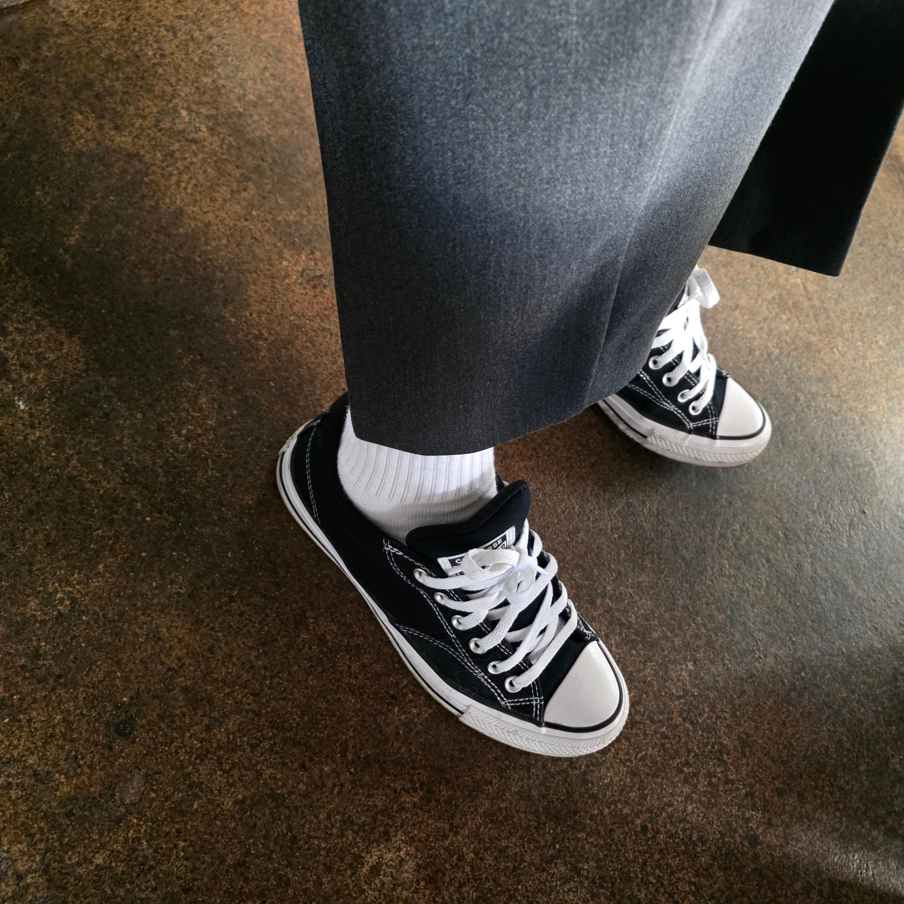 Converse Chuck Taylor All Star Ox Black 착용 스타일 - 2