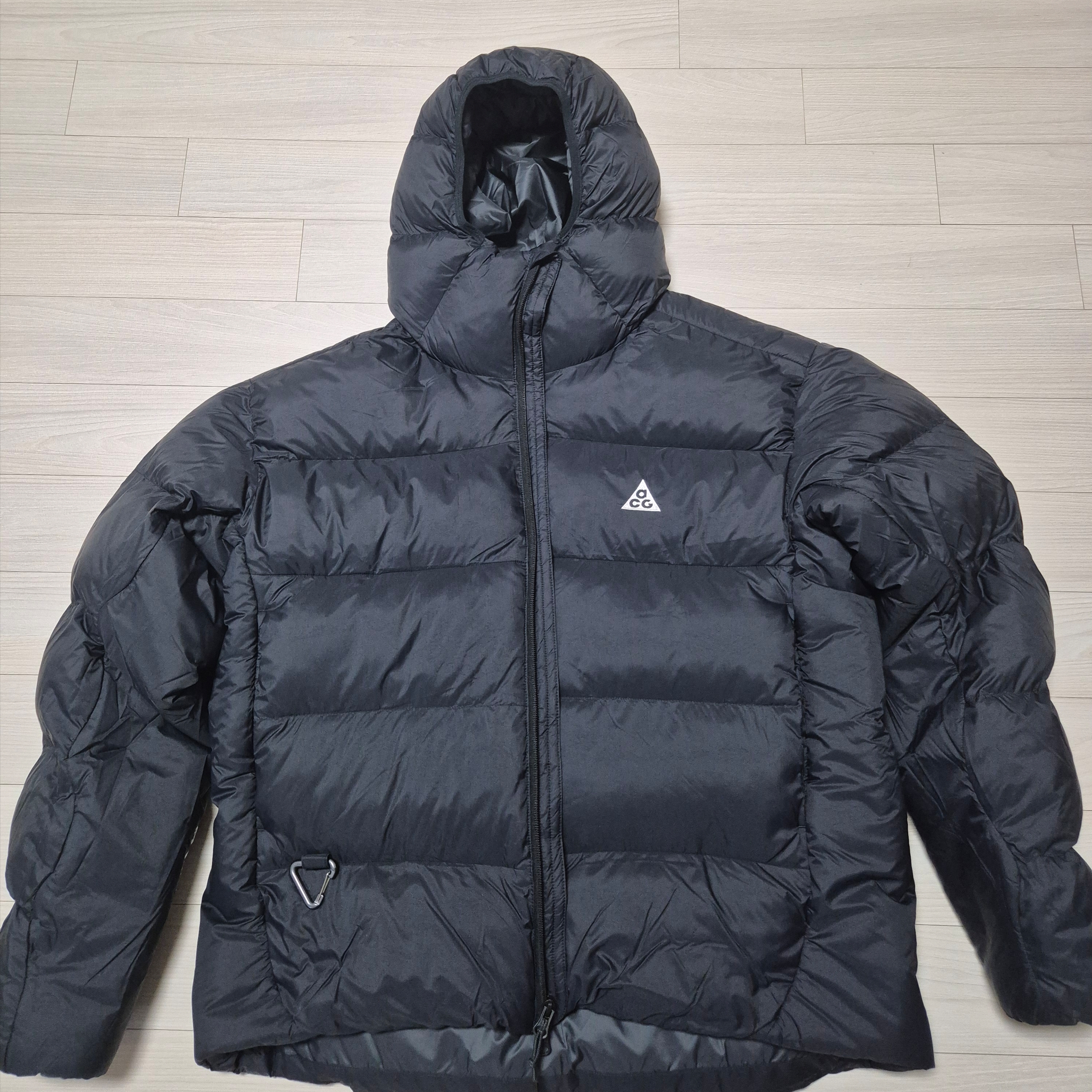 Nike ACG Therma-Fit ADV Lunar Lake Loose Hooded Jacket Black Summit White - Asia 착용 스타일 - 1