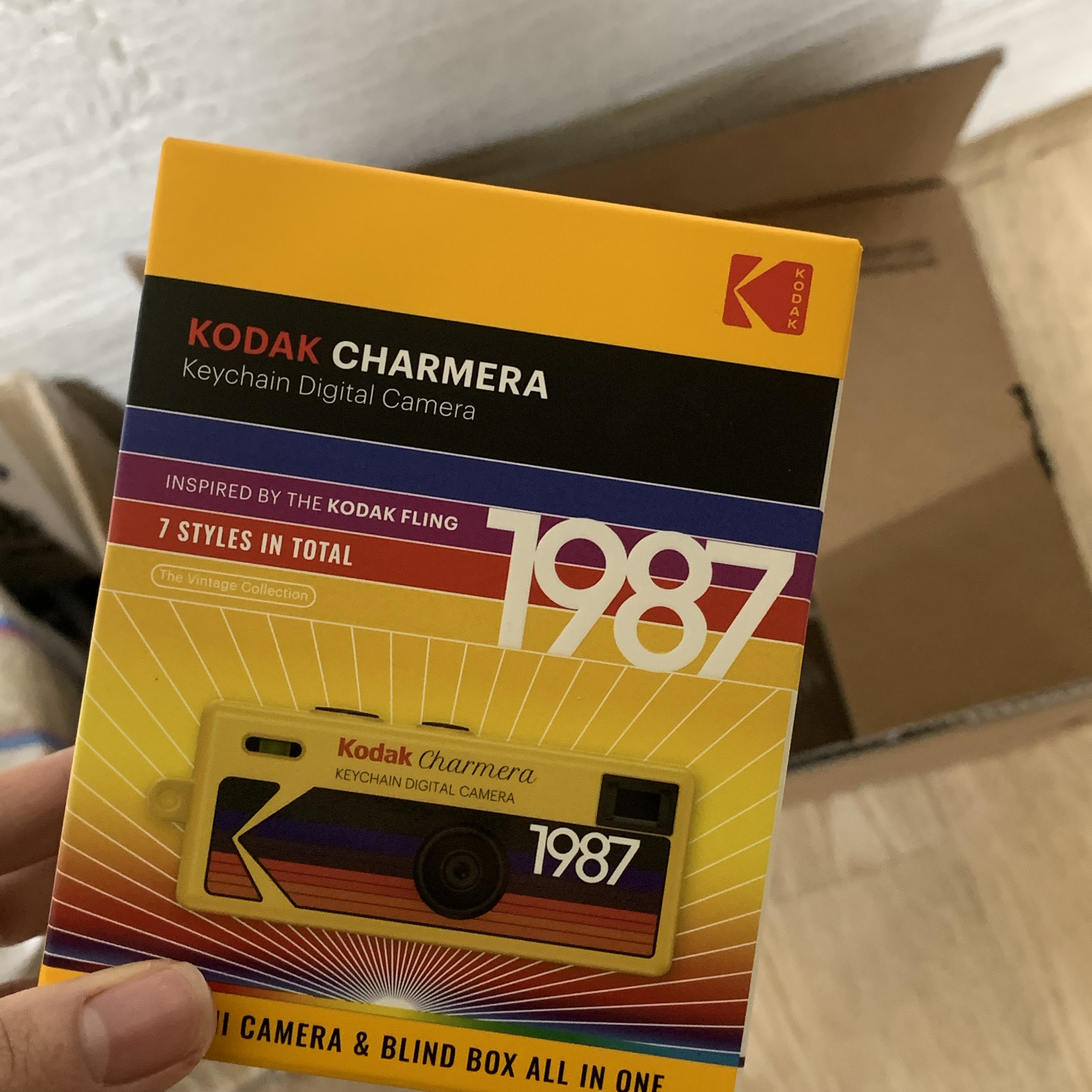 Kodak Charmera Key Chain Film Camera Sealed Case (1 Blind Box) 착용 스타일 - 1