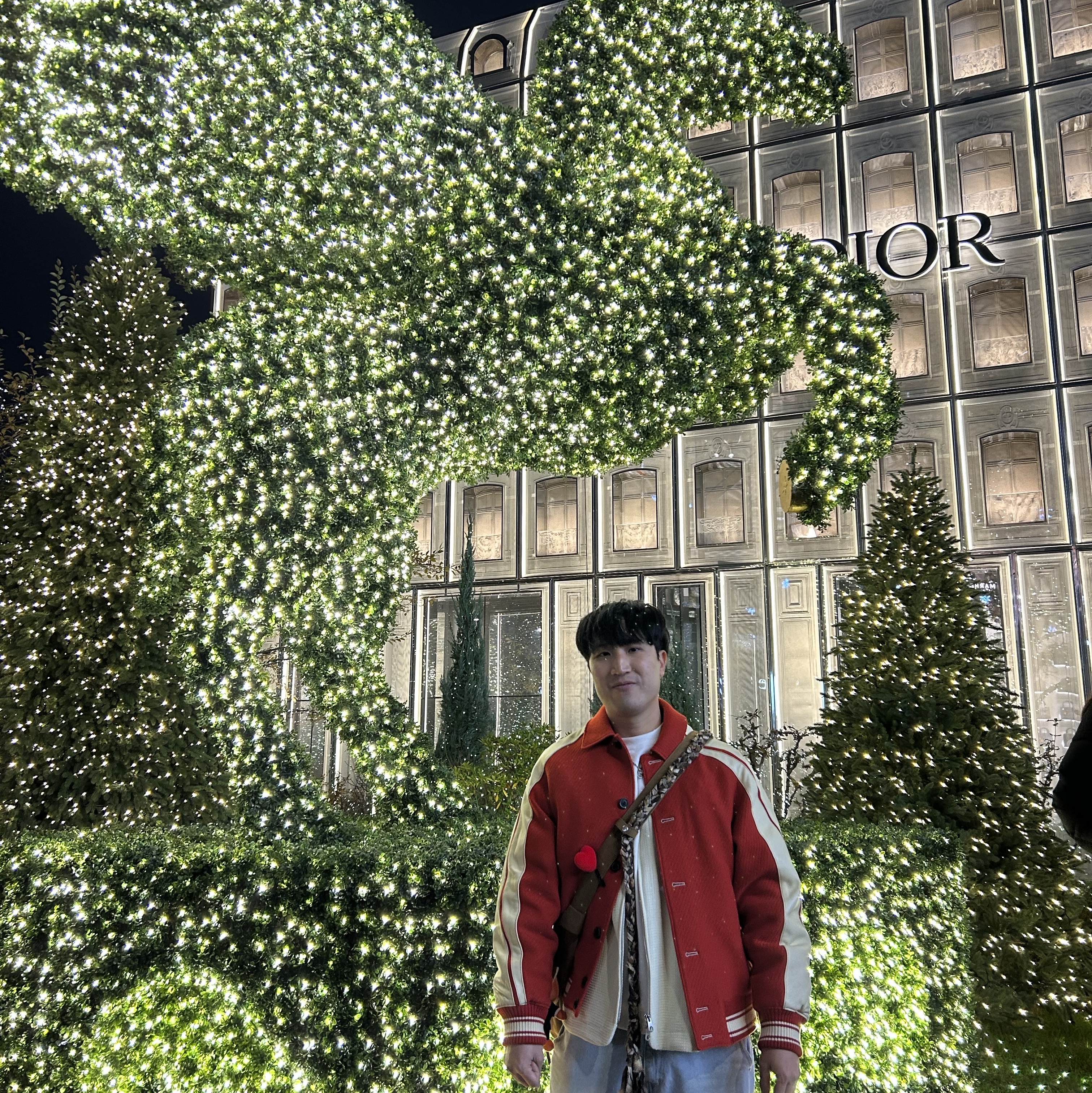 Ader Error Brei Jacket Red 착용 스타일