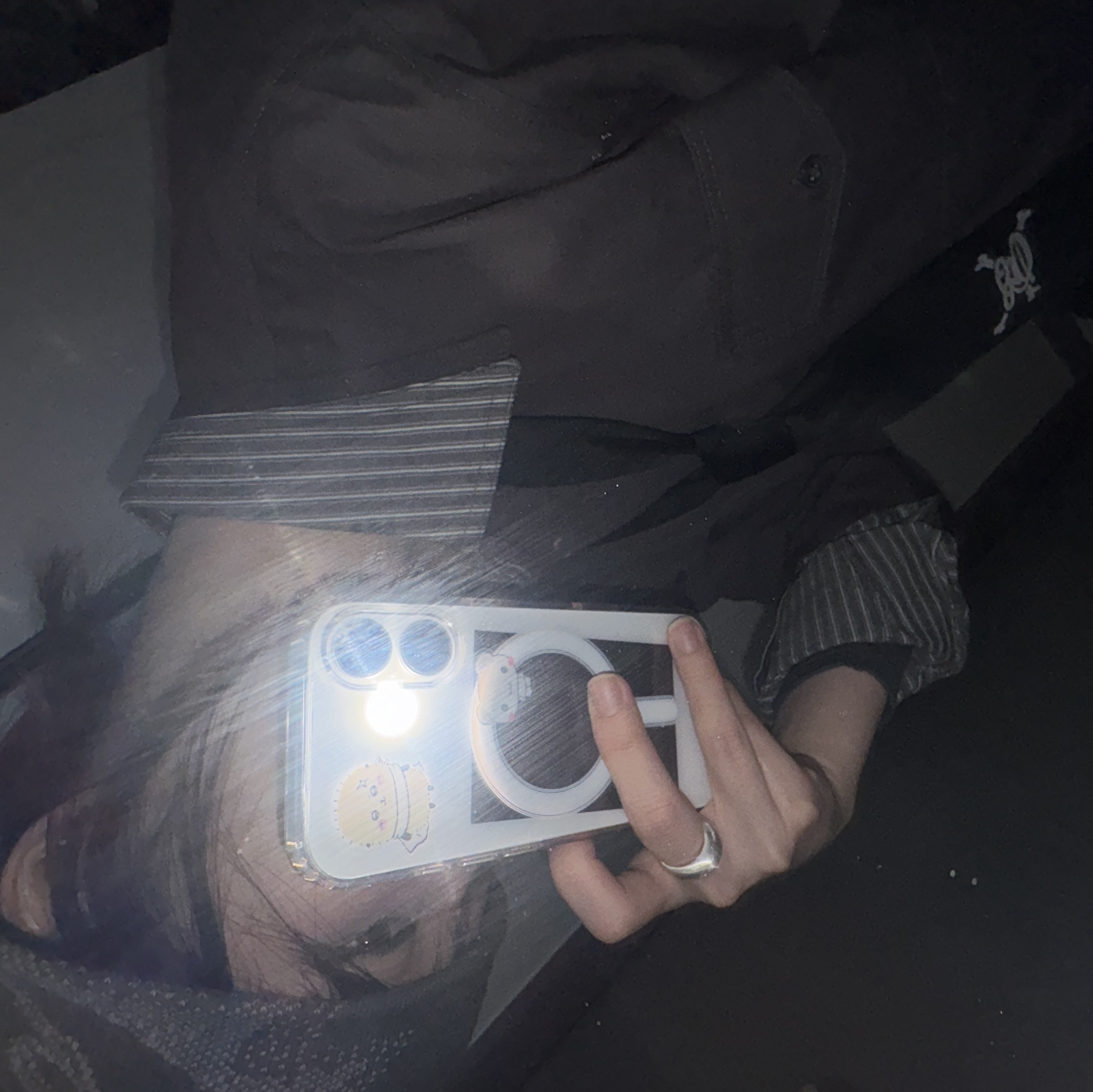 Sansan Gear Logo Beanie Charcoal - 23FW 착용 스타일
