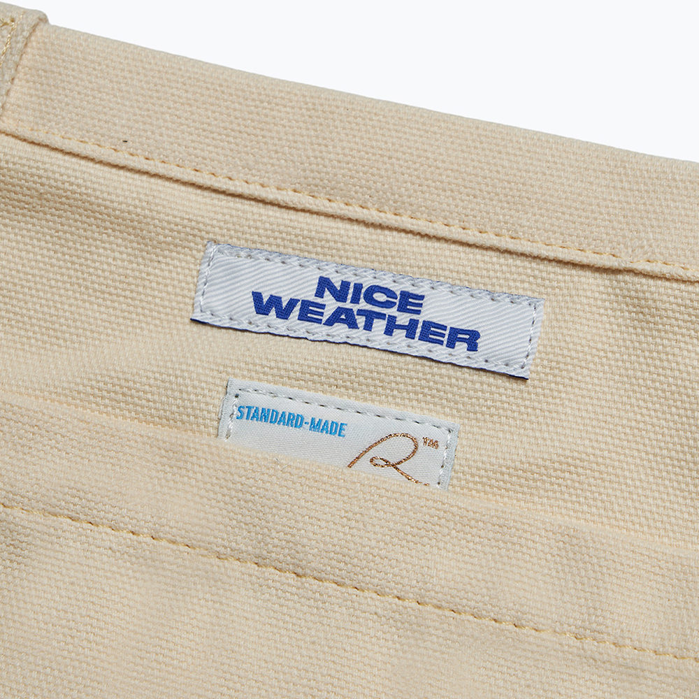 나이스 어패럴 Nwss 토트백 바닐라(Nice Weather Apparel Nwss Tote Bag Vanilla) - 4