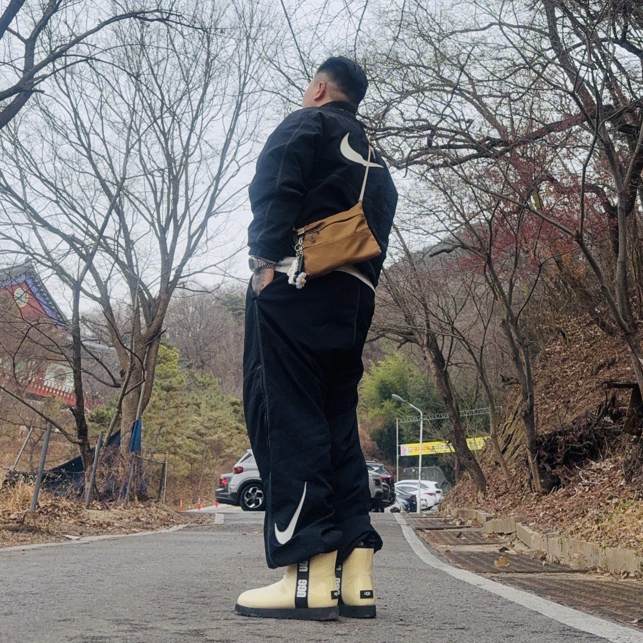 슈프림 x 나이키 립스탑 트랙 팬츠 블랙 - 24SS | Supreme | KREAM