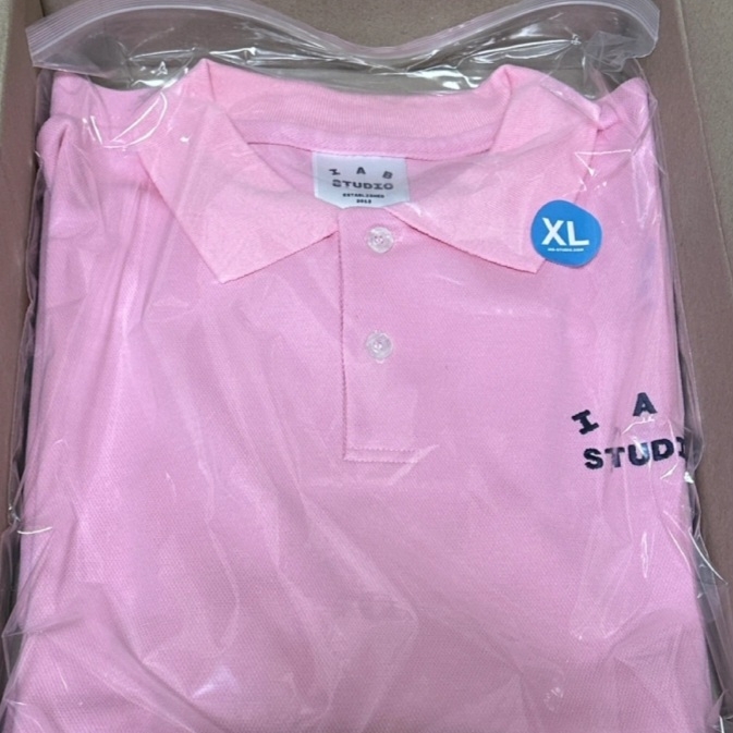 IAB Studio Pique Long Sleeve Pink 착용 스타일