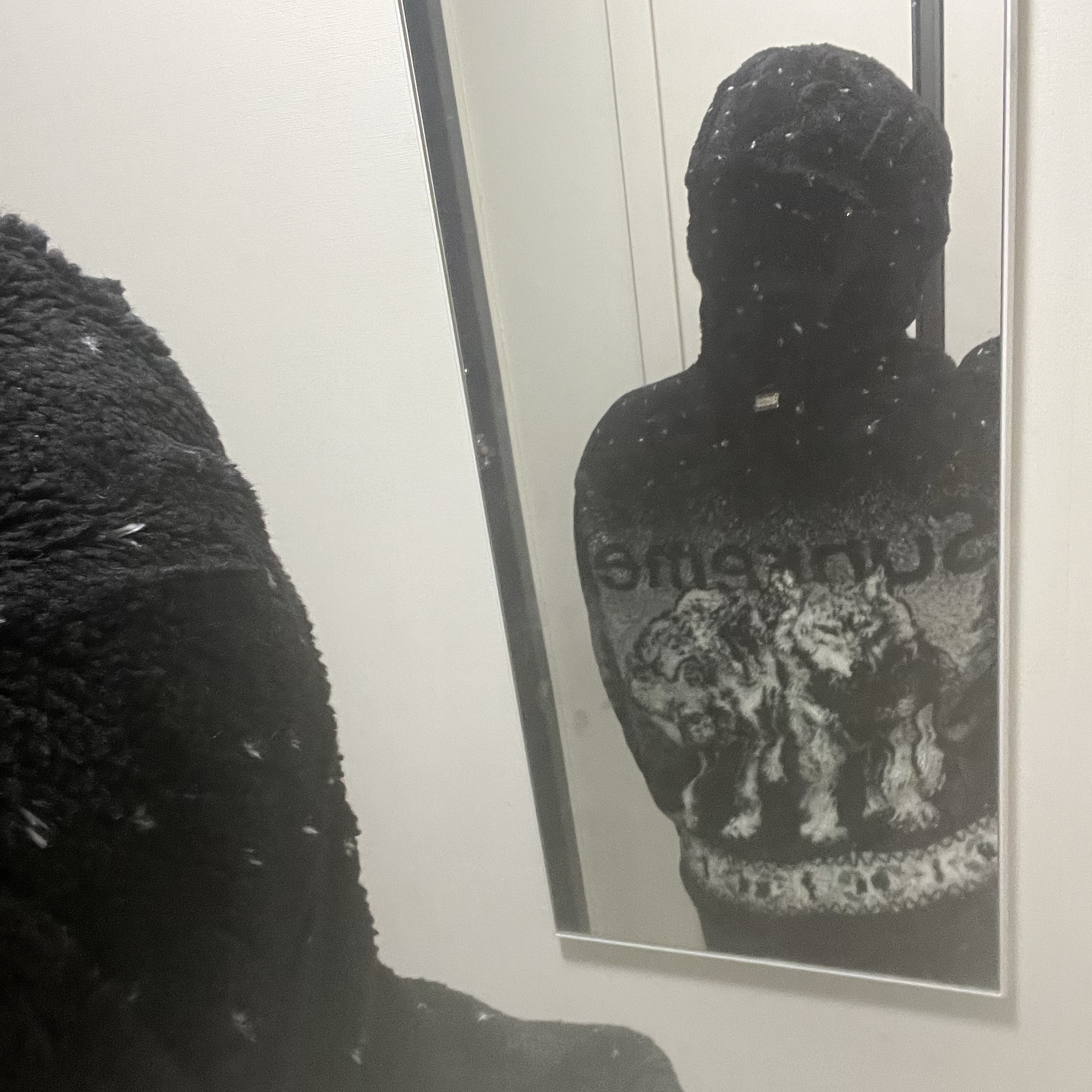 Supreme x B.B. Simon Reversible Hooded Fleece Jacket Black - 25FW 착용 스타일