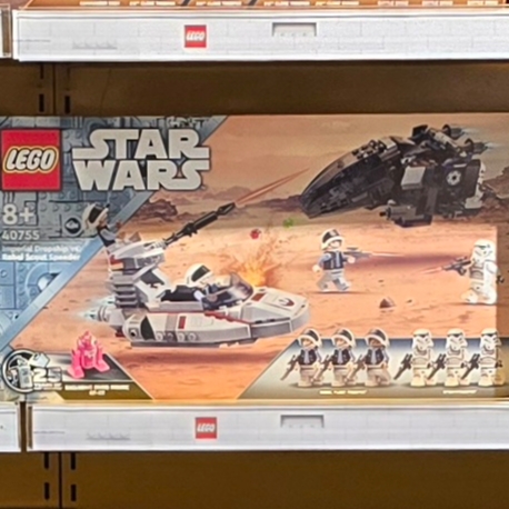 Lego Star Wars Imperial Dropship vs. Rebel Scout Speeder 착용 스타일