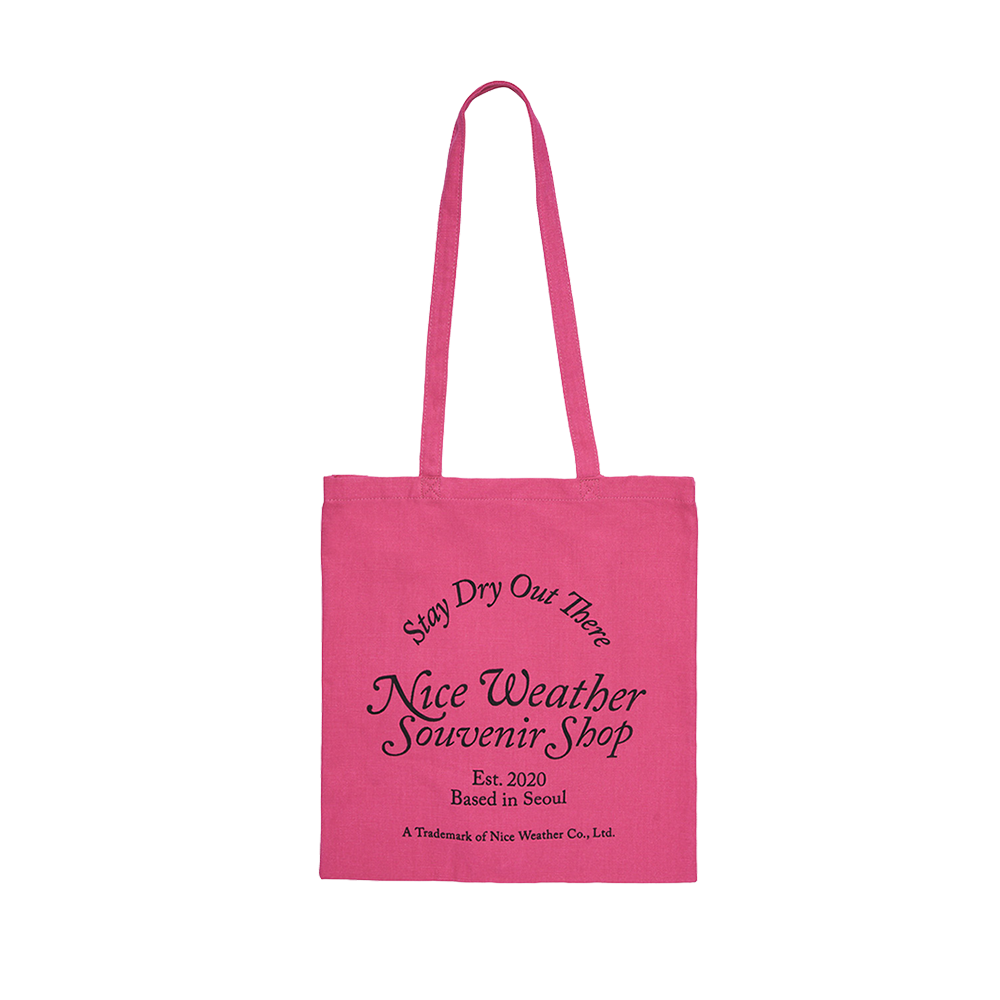 나이스 어패럴 Nwss 토트백 핑크(Nice Weather Apparel Nwss Tote Bag Pink)