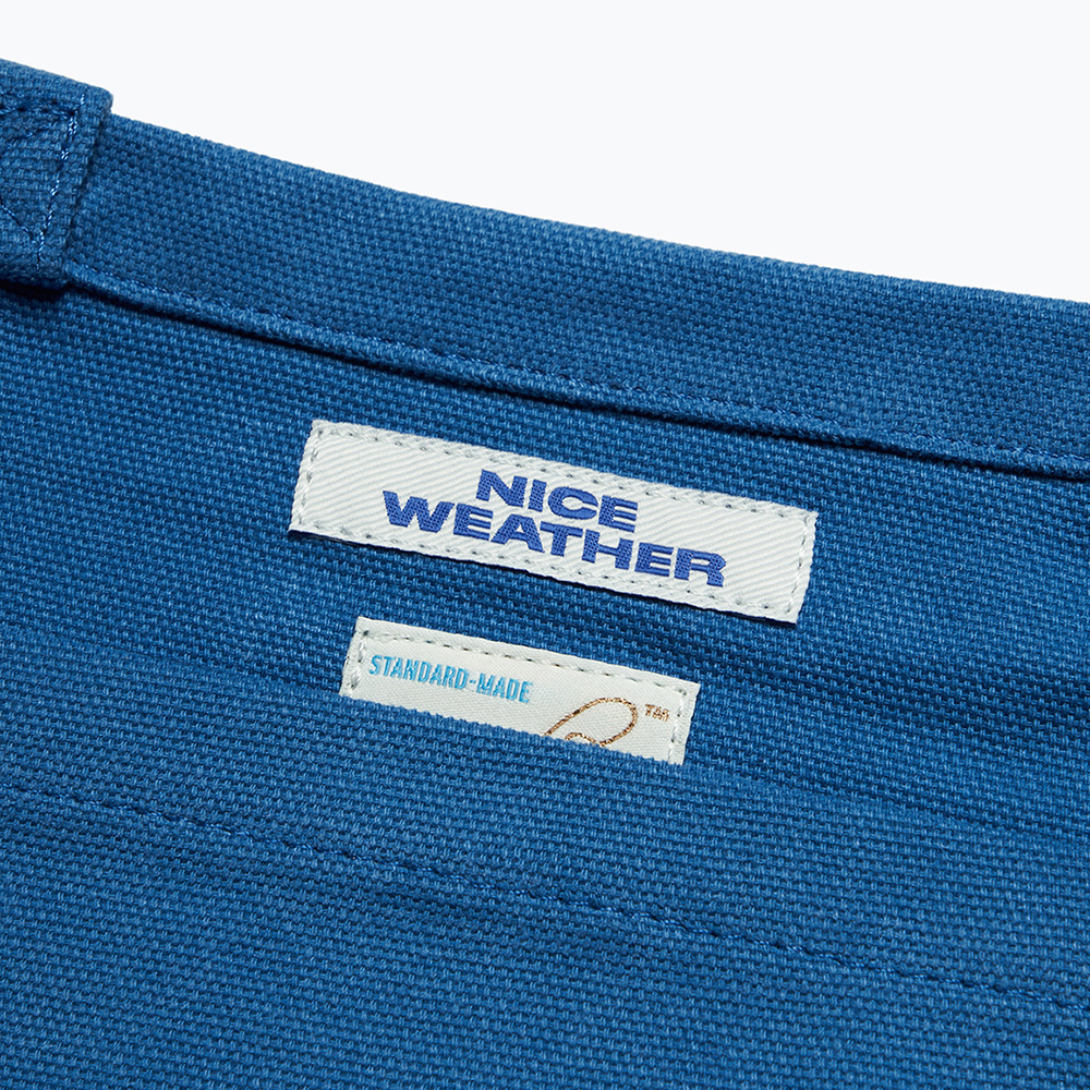 나이스 어패럴 Nwss 토트백 블루(Nice Weather Apparel Nwss Tote Bag Blue) - 4