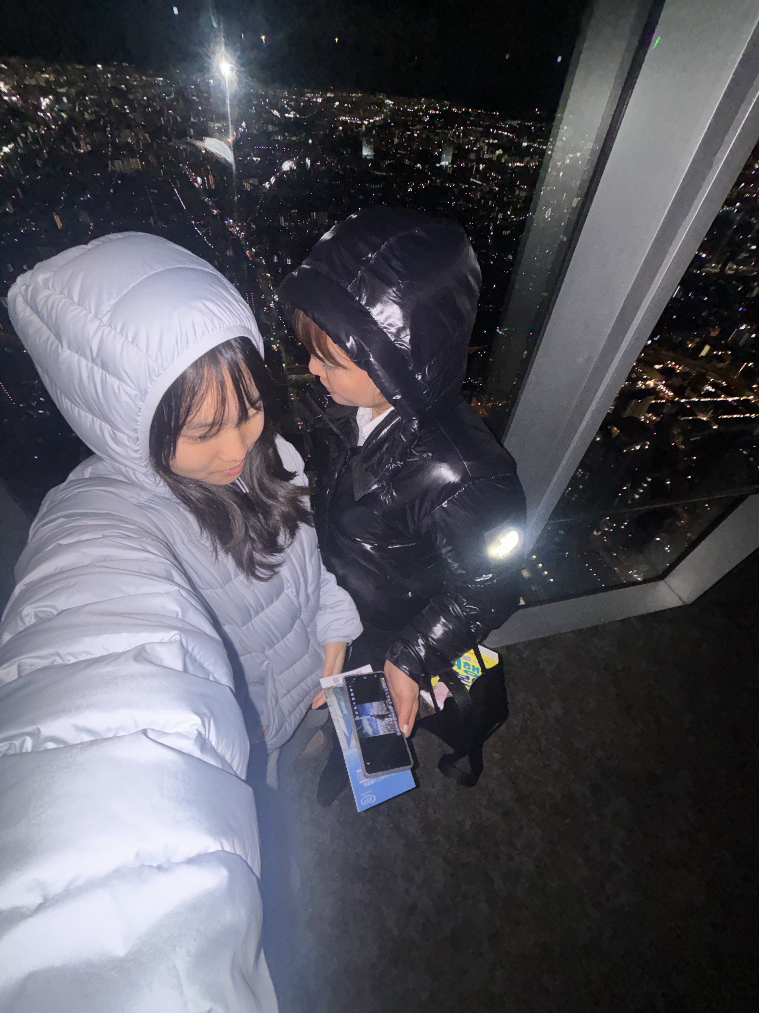 Musinsa Standard City Leisure Hooded Light Down Jacket Cloudy Blue, (W) The North Face Nuptse Short Jacket Black 착용 스타일