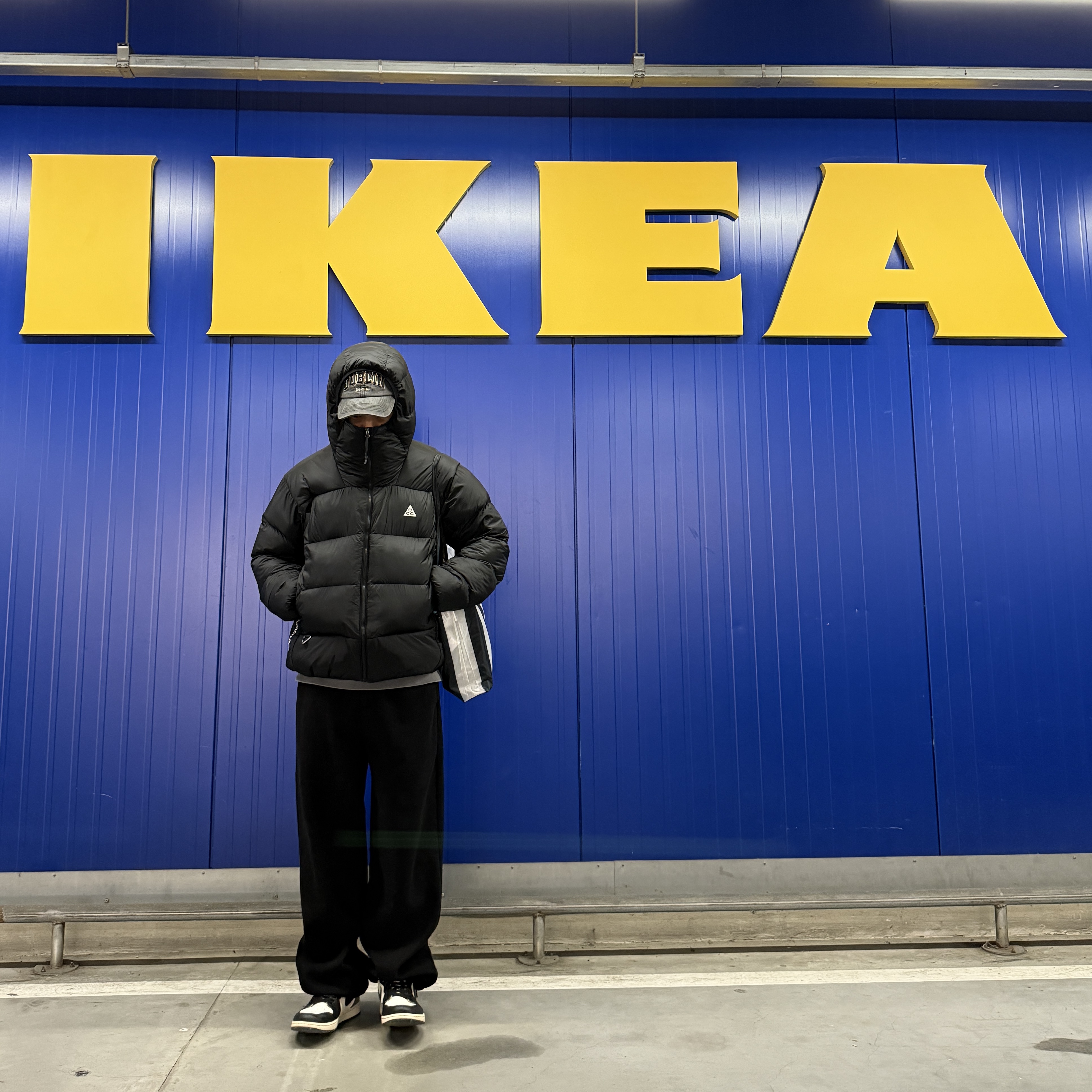 Nike ACG Therma-Fit ADV Lunar Lake Puffer Jacket Black - Asia 착용 스타일