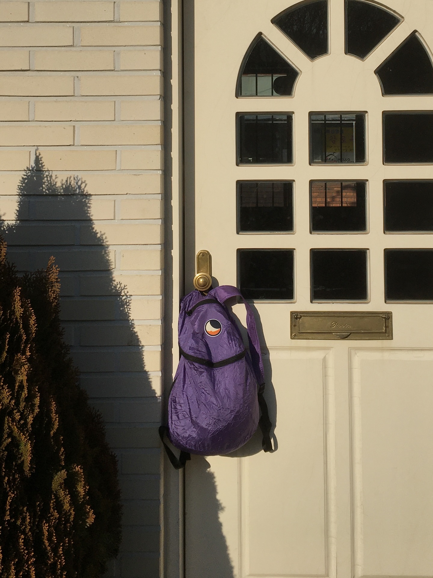 Ticket to the Moon Mini Backpack Purple (15L) 착용 스타일