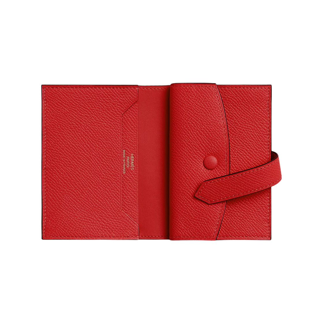 에르메스 베안 미니 지갑 앱송 & 골드 하드웨어 루즈 라디유(Hermes Bearn Mini Wallet Epsom & Gold Rouge Radieux) - 2