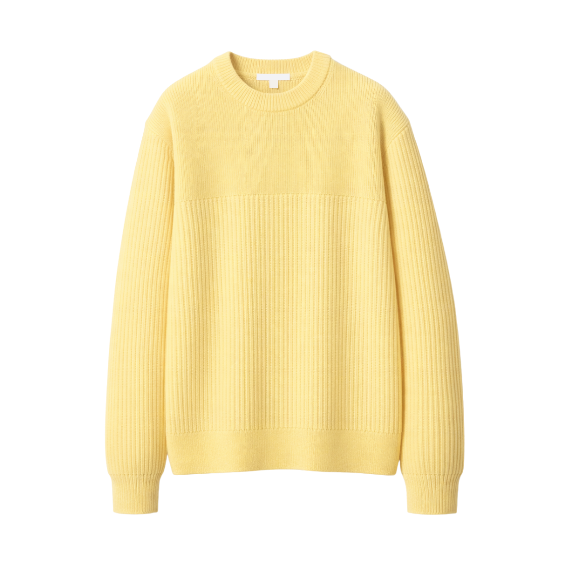 유니클로 x JW 앤더슨 립 크루넥 스웨터 옐로우(Uniqlo x JW Anderson Rib Crewneck Sweater Yellow) - 1