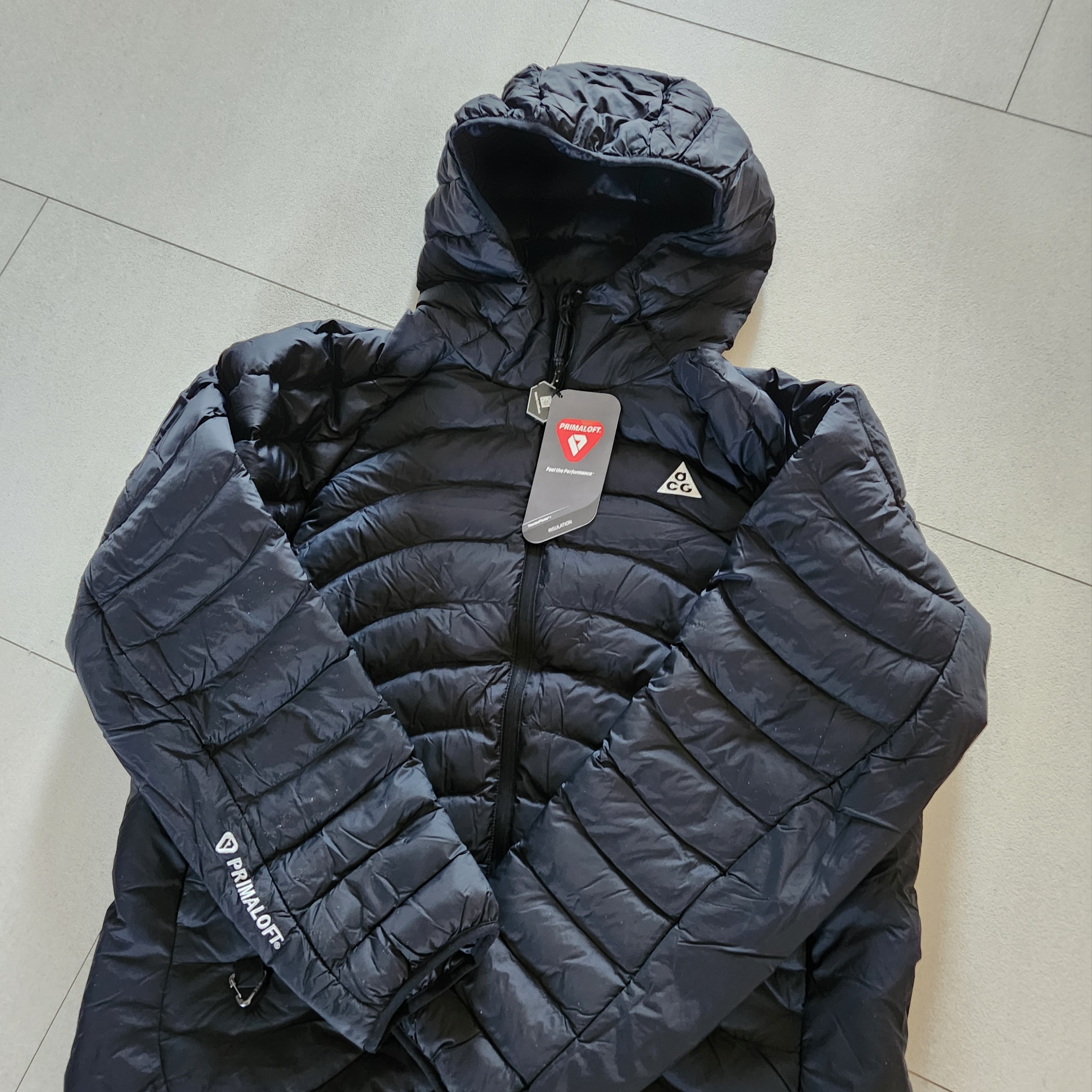 Nike ACG Lava Flow Therma-Fit ADV Jacket Black Summit White - Asia 착용 스타일