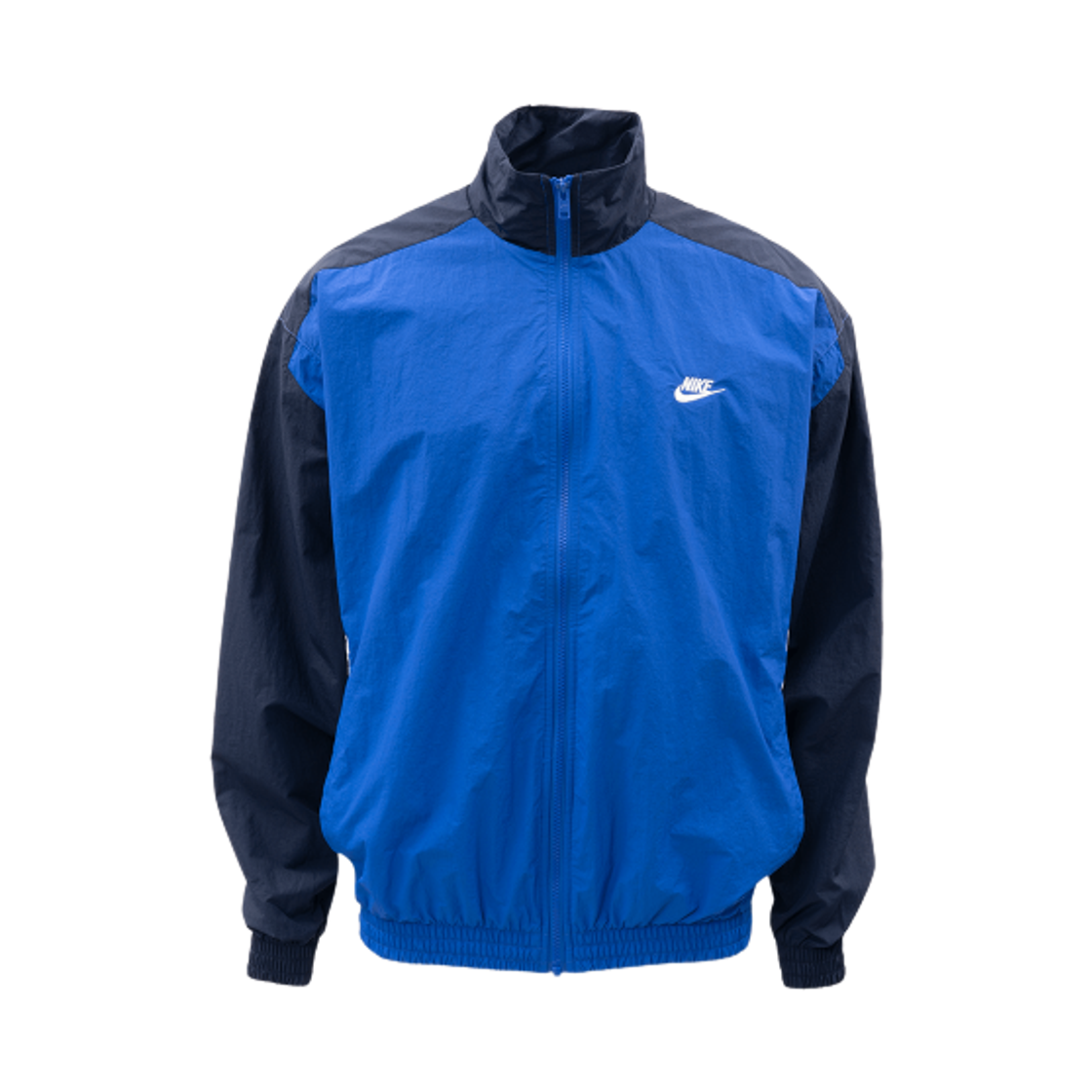 나이키 클럽 오버사이즈 우븐 트랙 자켓 게임 로얄 옵시디언 - 아시아(Nike Club Oversized Woven Track Jacket Game Royal Obsidian - Asia) - 1