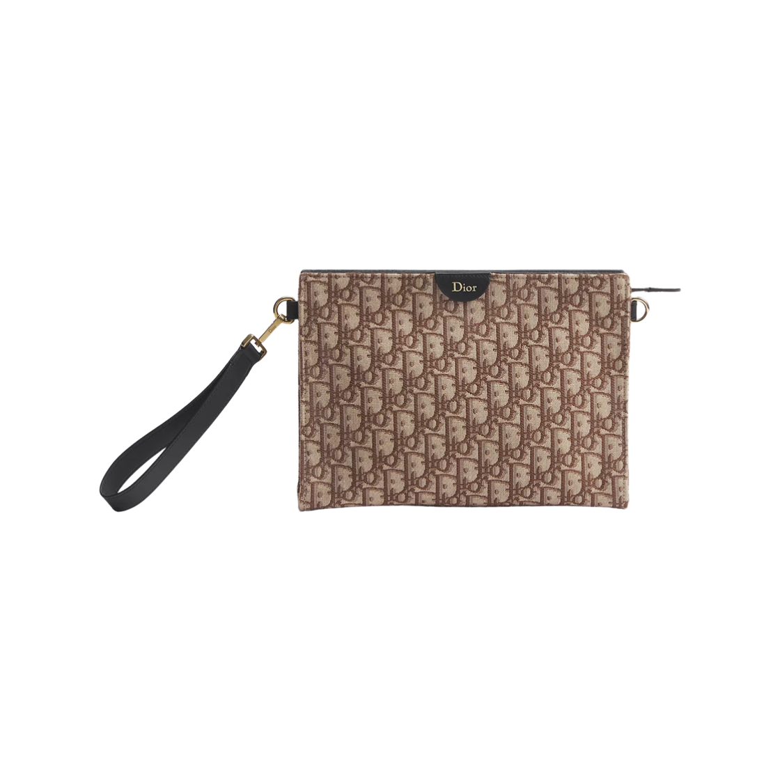 2ESCA645YUS-H45E Dior A5 Triangle Pouch Brown