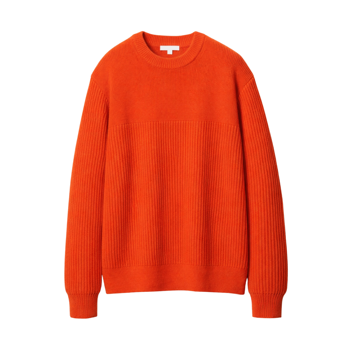 유니클로 x JW 앤더슨 립 크루넥 스웨터 오렌지(Uniqlo x JW Anderson Rib Crewneck Sweater Orange) - 1