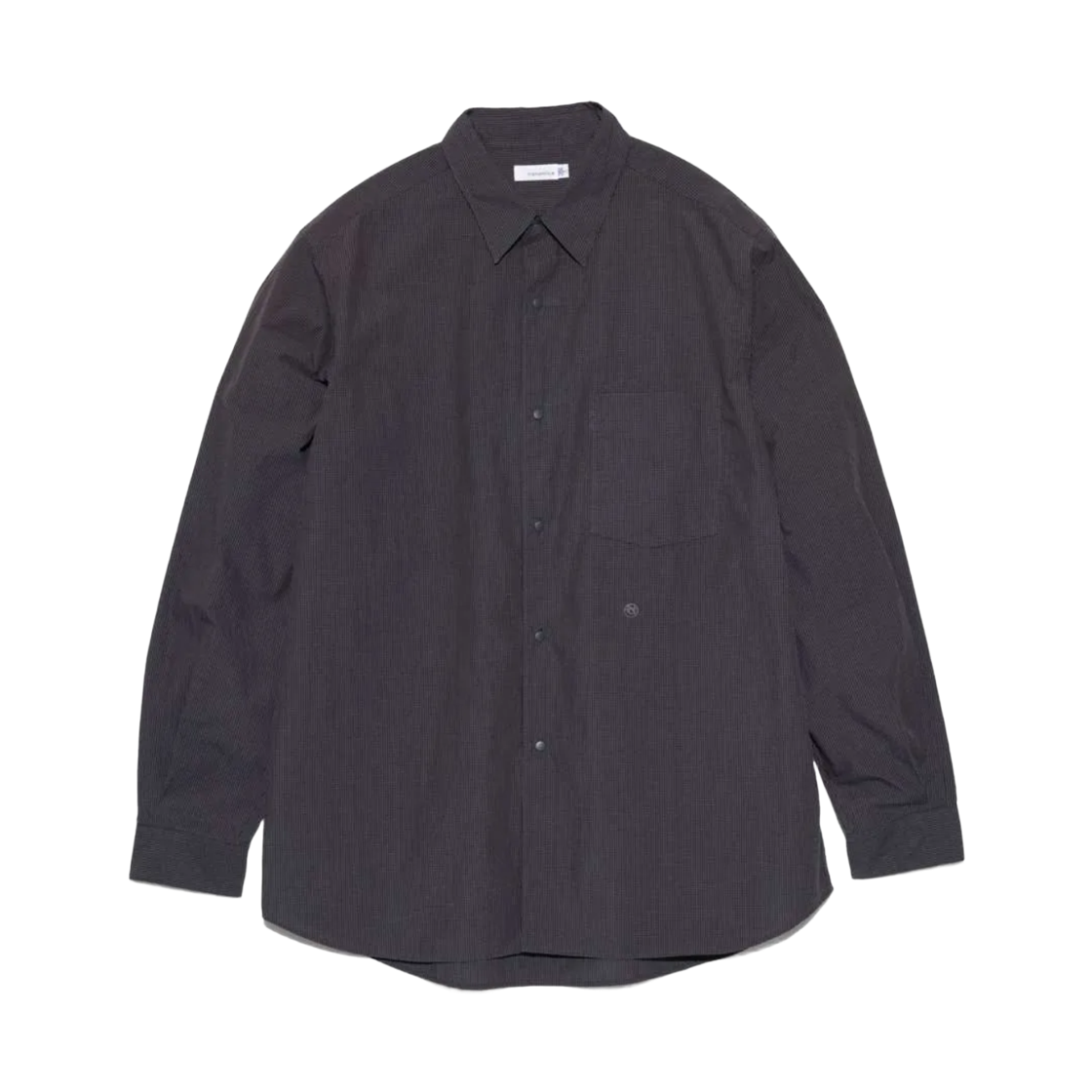 SUGF353 Nanamica Regular Collar Wind Shirt Charcoal