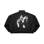 MJD Cowboy Canvas Harrington Jacket Charcoal