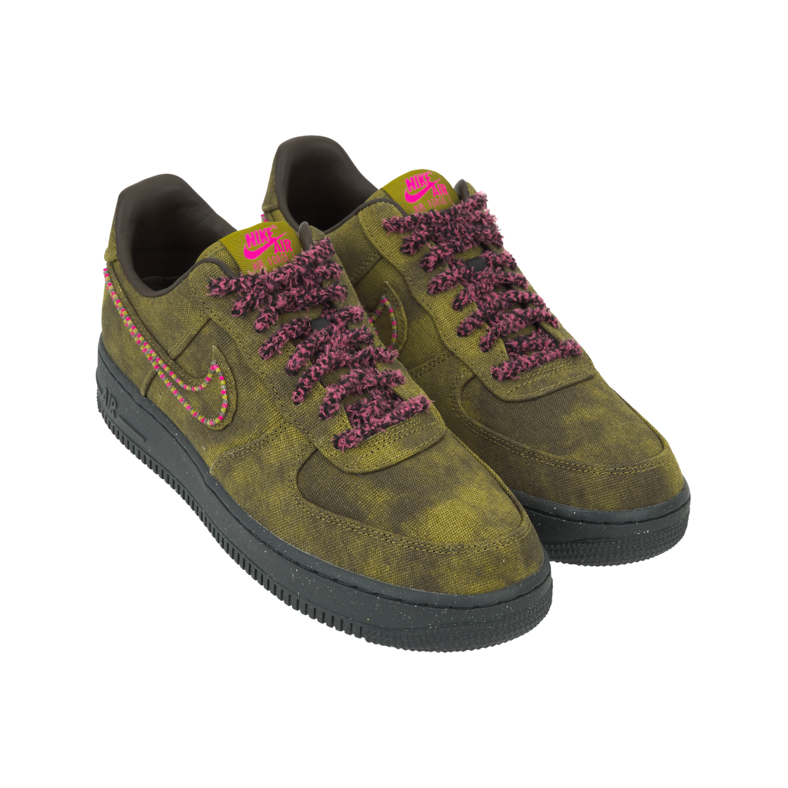 나이키 에어포스 1 '07 로우 부클레 바로크 브라운 앤 데저트 모스(Nike Air Force 1 '07 Low Boucle Baroque Brown and Desert Moss) - 4
