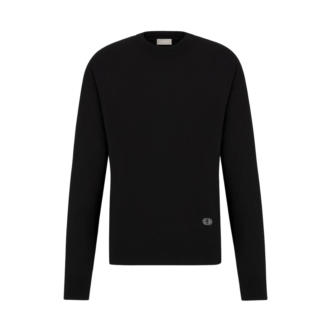 613M623A3018-C980 Dior CD Box Sweater Wool Cashmere Jersey Black