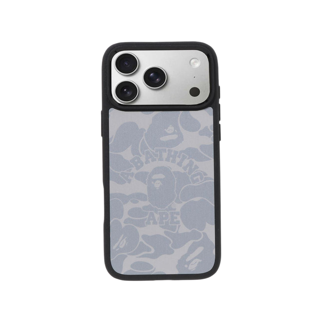 베이프 솔리드 카모 아이폰 17 프로 맥스 케이스 실버(BAPE Solid Camo iPhone 17 Pro Max Case Silver)