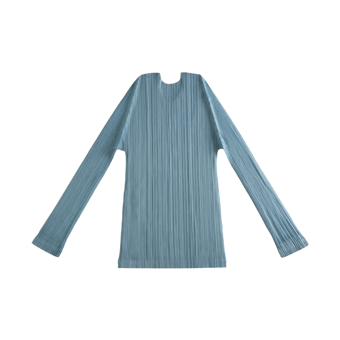 (W) 플리츠 플리즈 이세이 미야케 MC 제뉴어리 탑 블루 그레이((W) Pleats Please Issey Miyake MC January Top Blue Gray) - 2