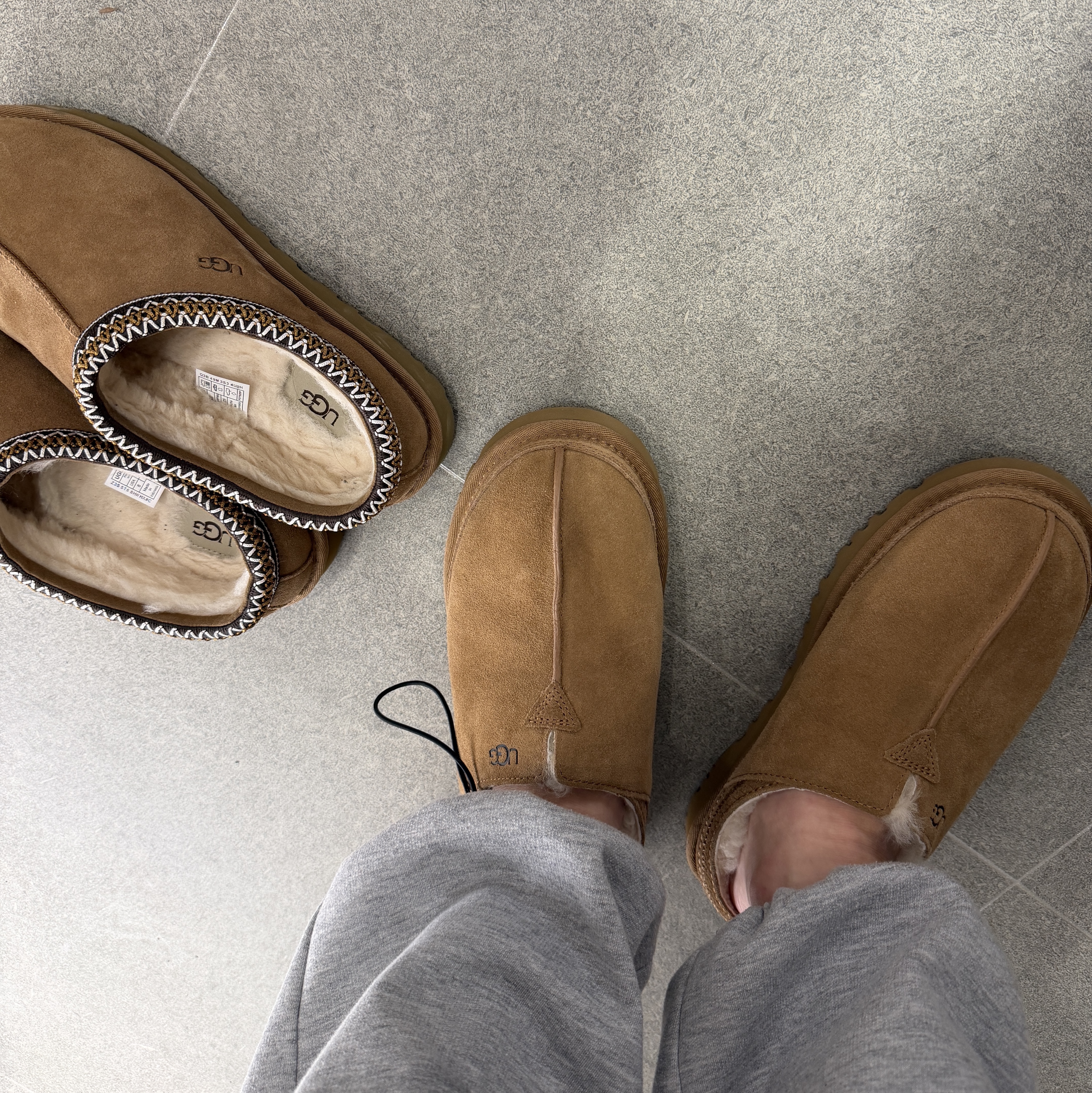 UGG Neuman Chestnut, (W) UGG Tasman II Chestnut 착용 스타일 - 1