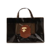 BAPE Ape Head Clear Bag Black