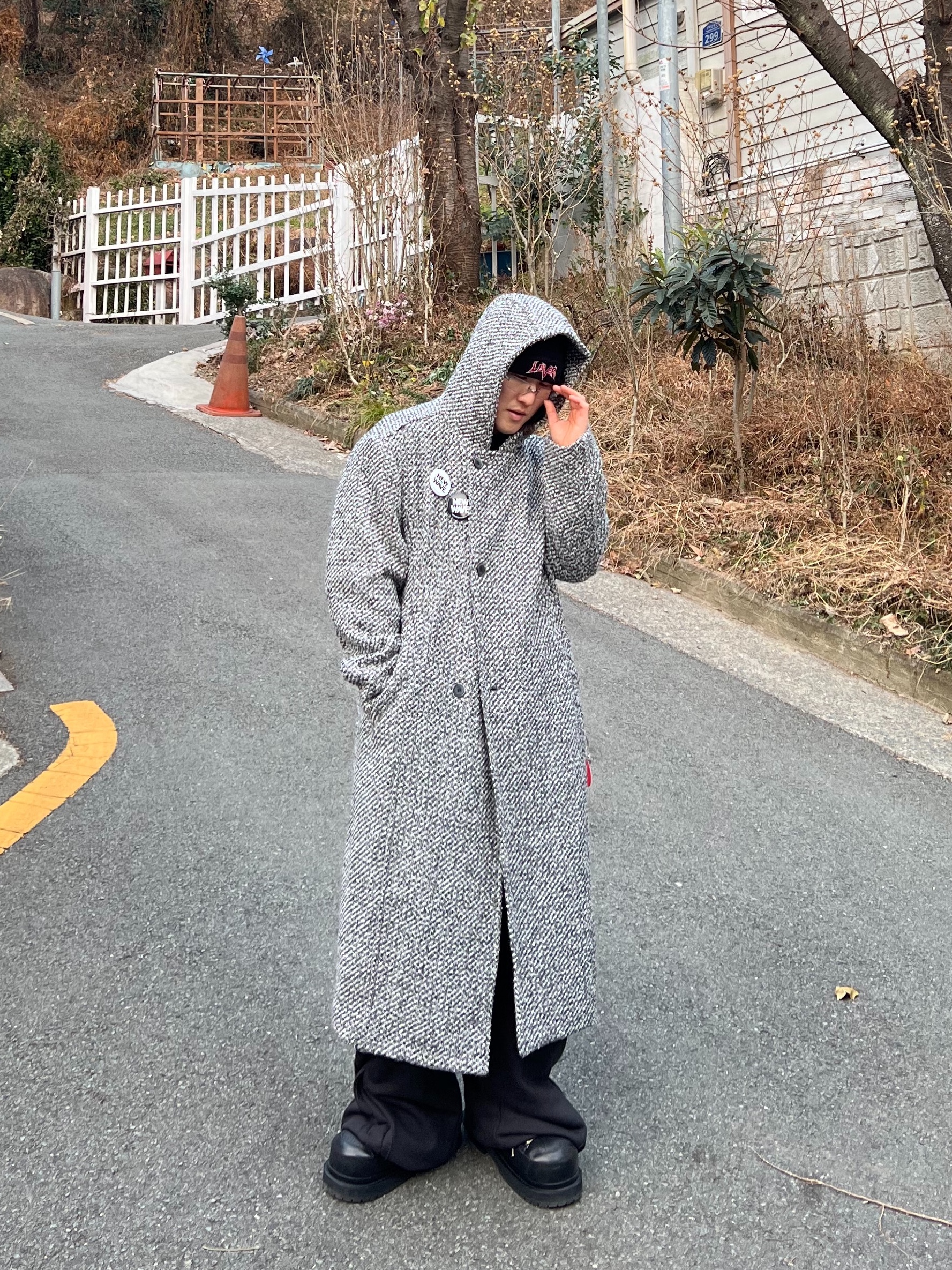 Civision by CSC Lovers Beanie, Gentle Monster Paranoyd 02 Silver Clear 착용 스타일 - 6