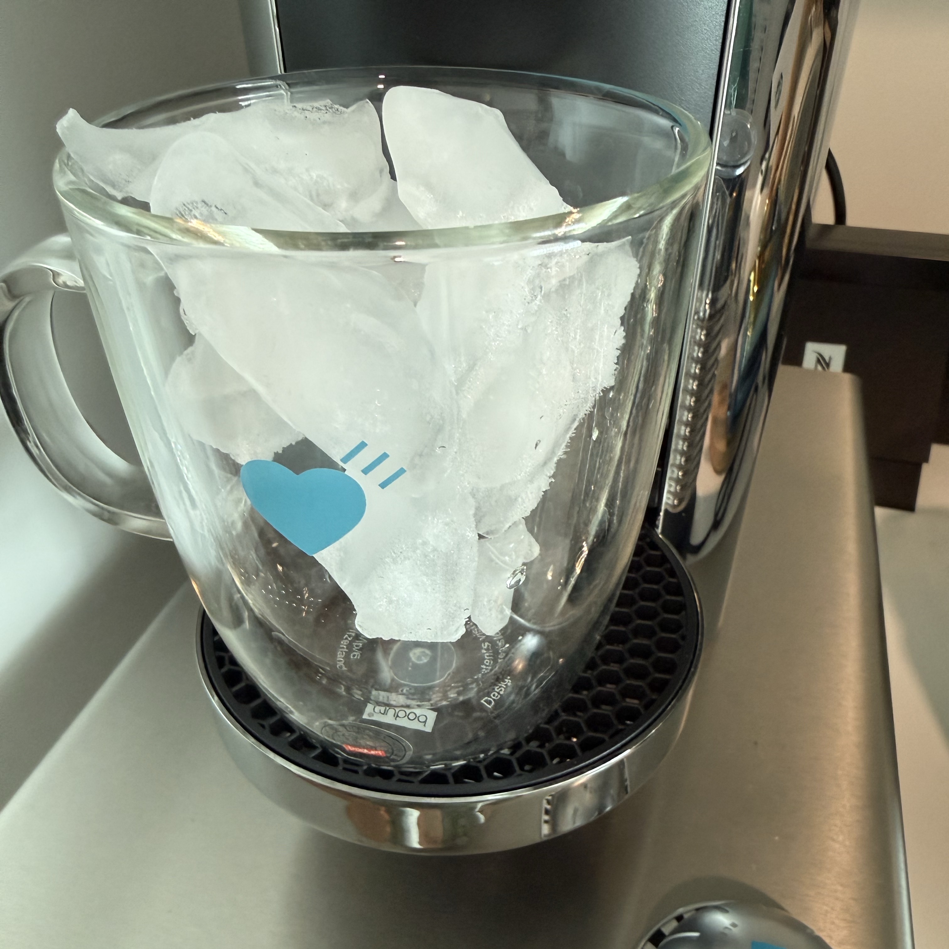 Human Made x Blue Bottle Coffee Double Wall Glass Mug Clear 착용 스타일
