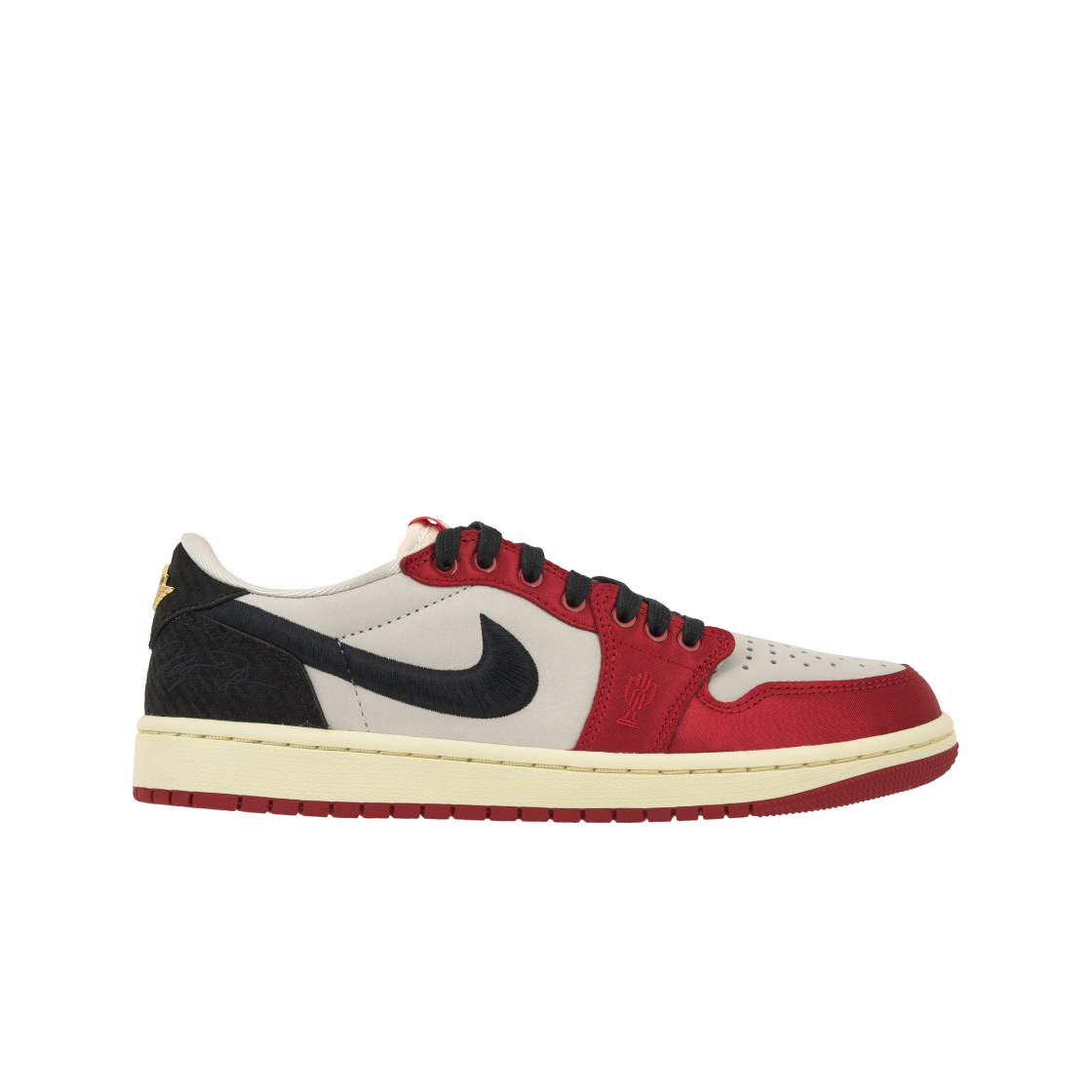 조던 1 x 트로피 룸 레트로 로우 OG SP 세일 바시티 레드(Jordan 1 x Trophy Room Retro Low OG SP Sail Varsity Red)