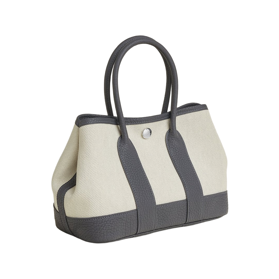 에르메스 네오 가든 파티 23 백 바이킹 캔버스 네곤다 & 팔라듐 하드웨어 에크류 블루 글라시에 아르두아즈(Hermes Neo Garden Party 23 Bag Viking Canvas Negonda & Palladium Ecru Bleu Glacier Ardoise) - 2